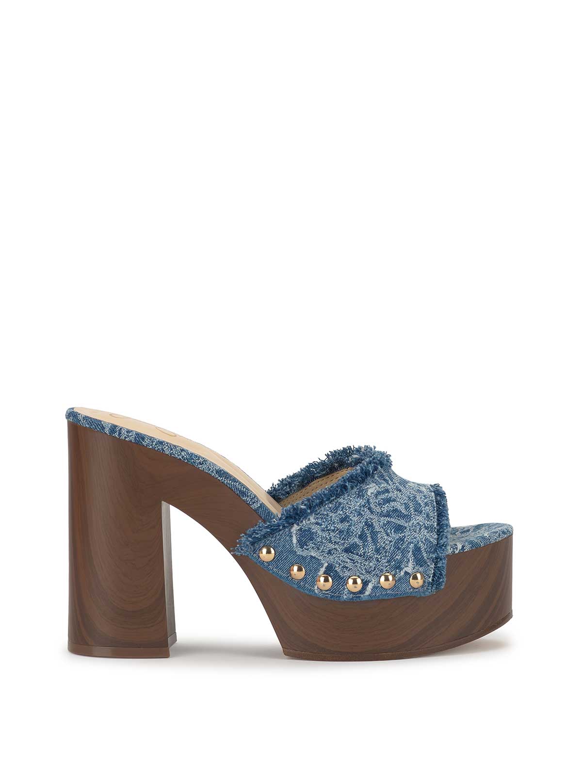 Image of Cezia Platform in Medium Blue