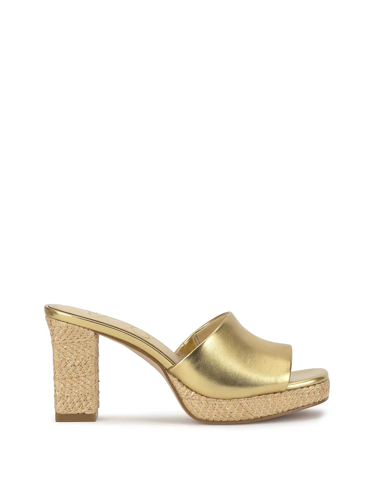 Image of Elyzza High Heel Slide in Gold