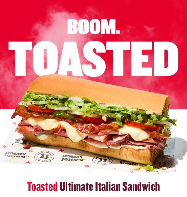 Boom. Toasted. Toasted Ultimate Italian Sandwich