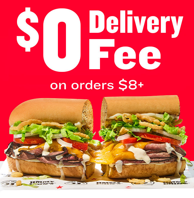 Don't Miss $0 Delivery Fee with a Toasted Sandwich