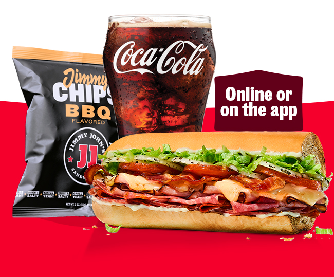 Online or on the app. Image of combo.