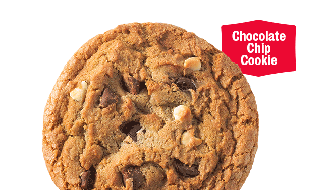 Chocolate Chip Cookie, Oatmeal Raisin Cookie.