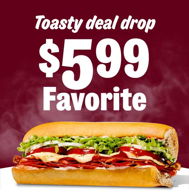 Toasty deal drop, $5.99 Favorite.