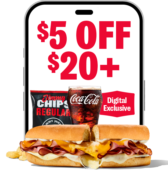 $5 off&nbsp;$20+