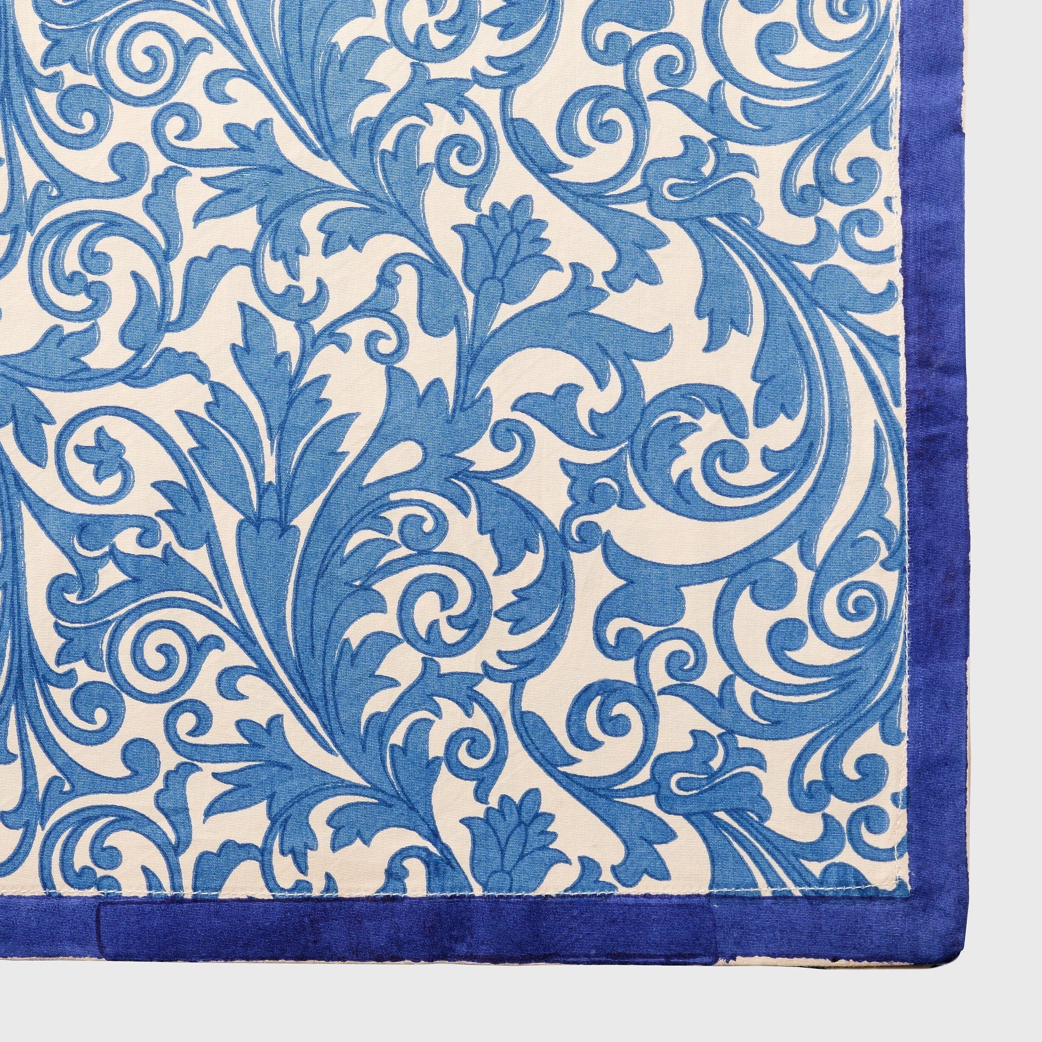 Image of Damask Print Tablecloth