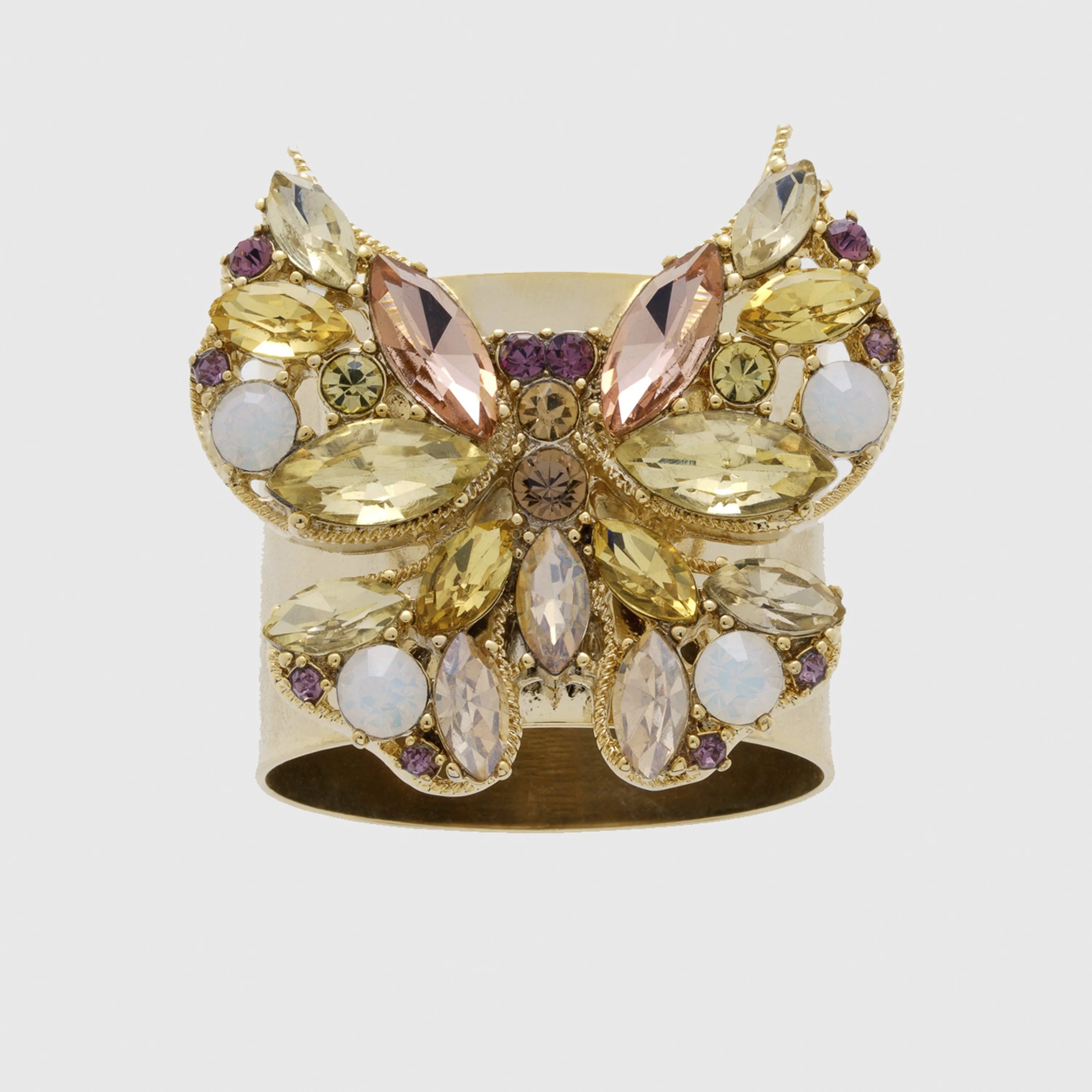 Image of Jeweled Butterfly Napkin Rings