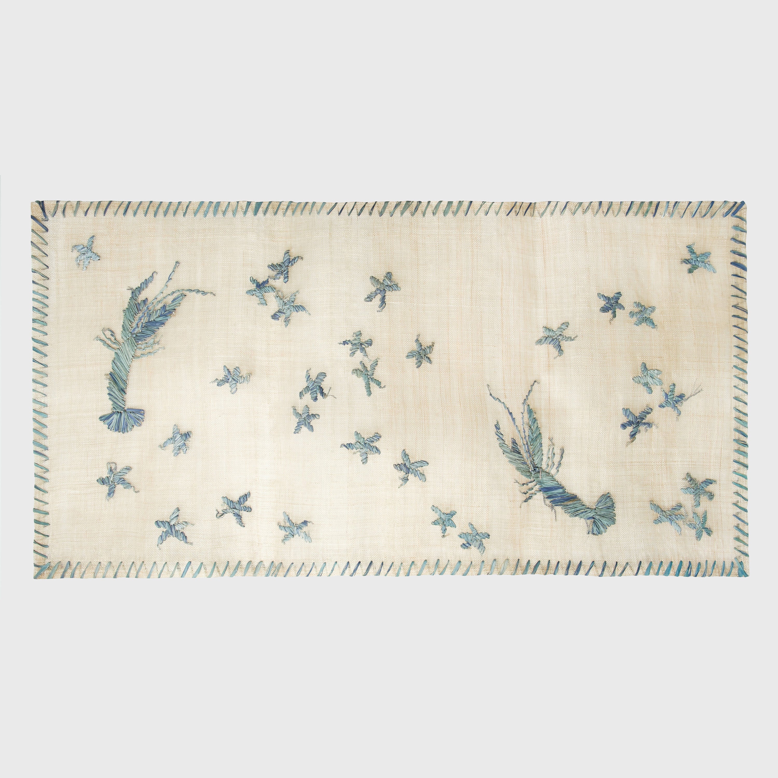 Image of Straw Lobster and Star Table Runner