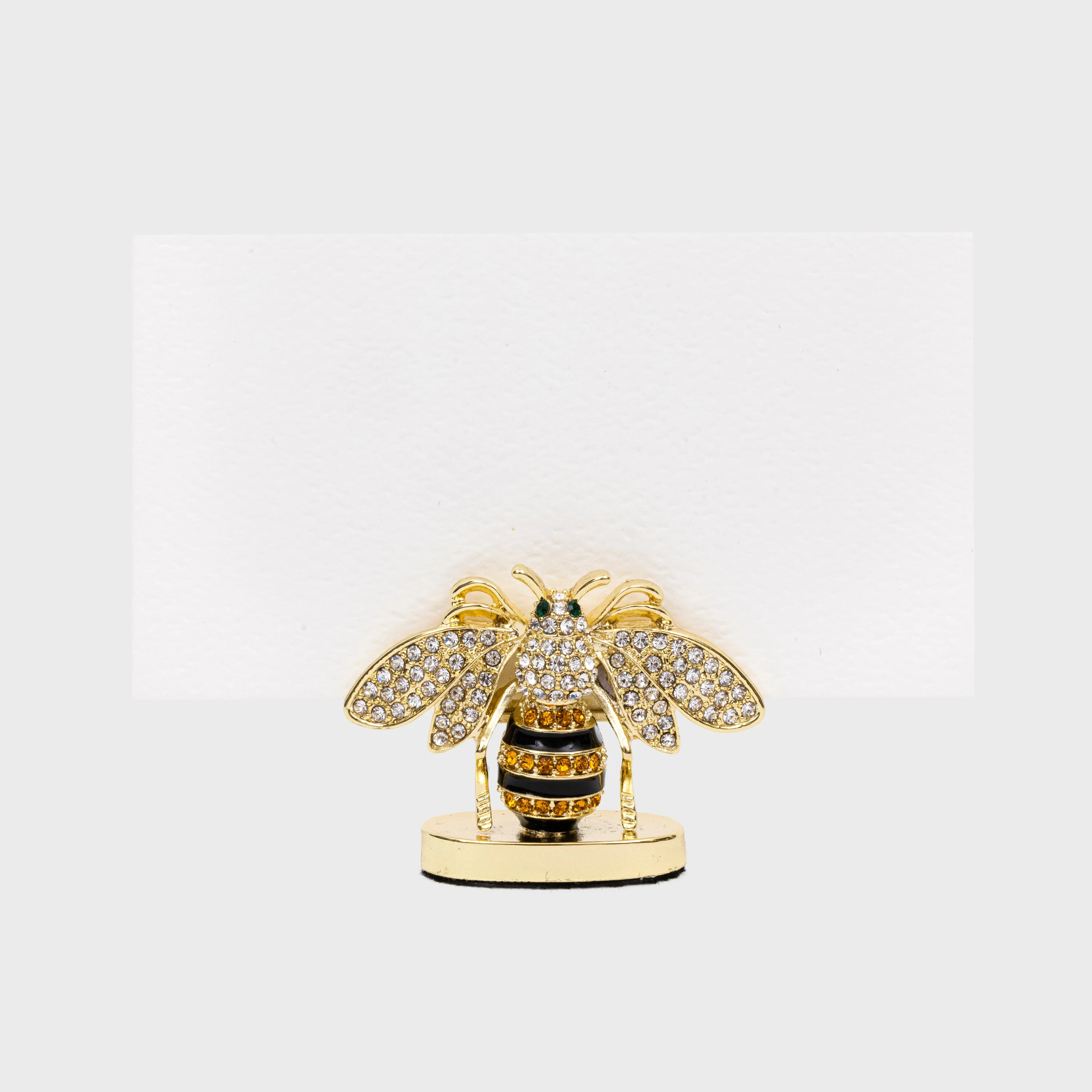Image of Stripey Bee Placecard Holders