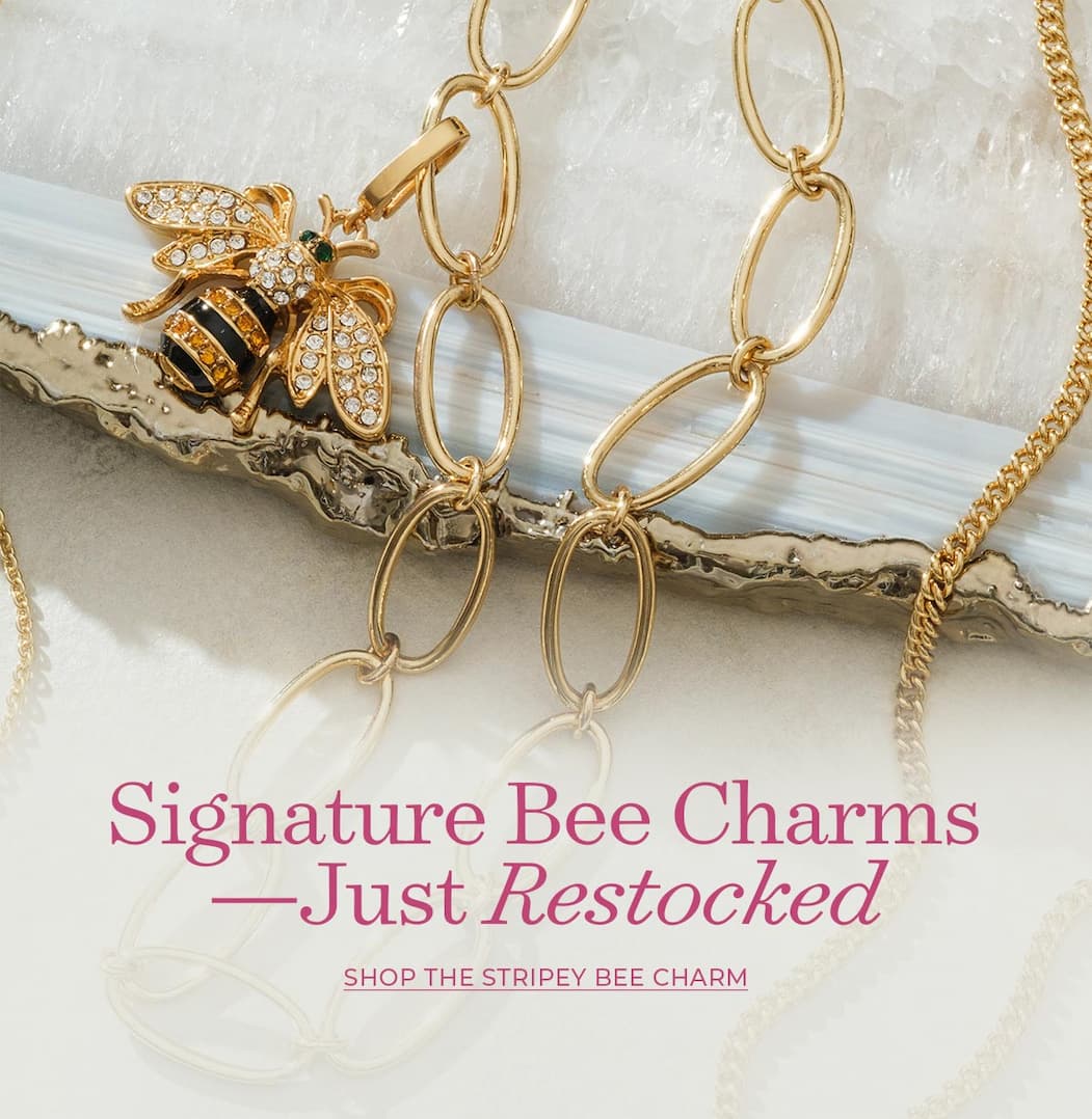 Stripey Bee Charm