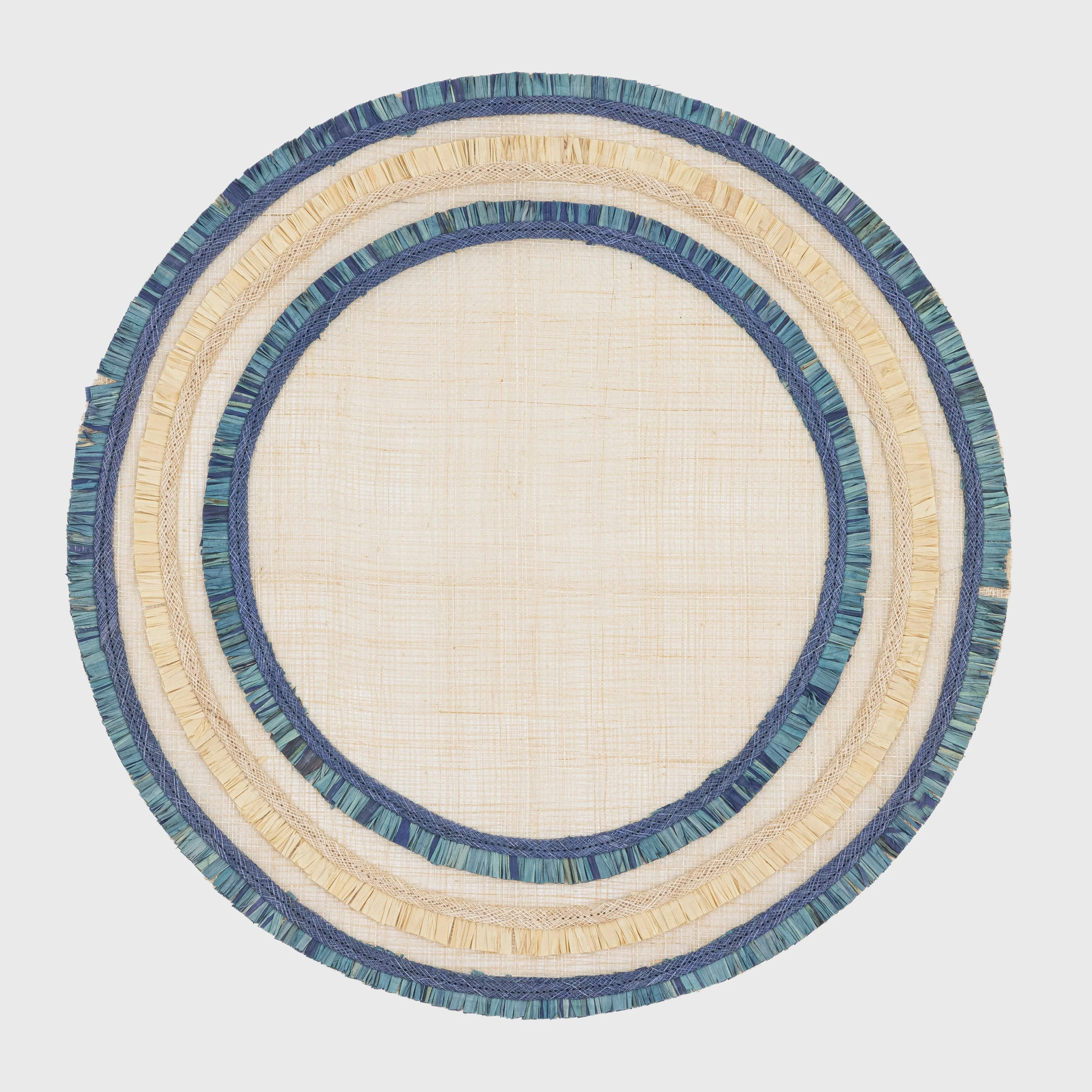 Image of Ruffle Edge Straw Placemat