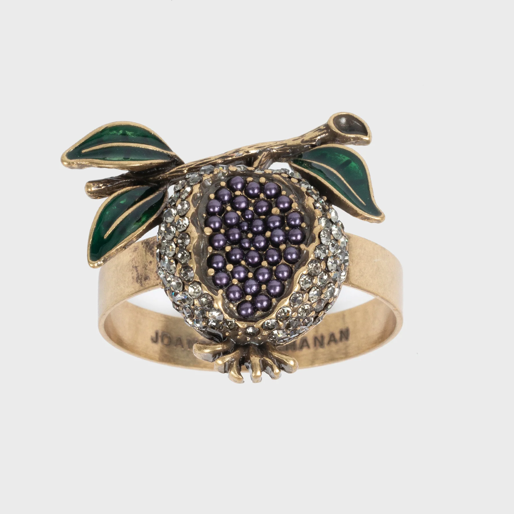 Image of Pomegranate Skinny Napkin Rings