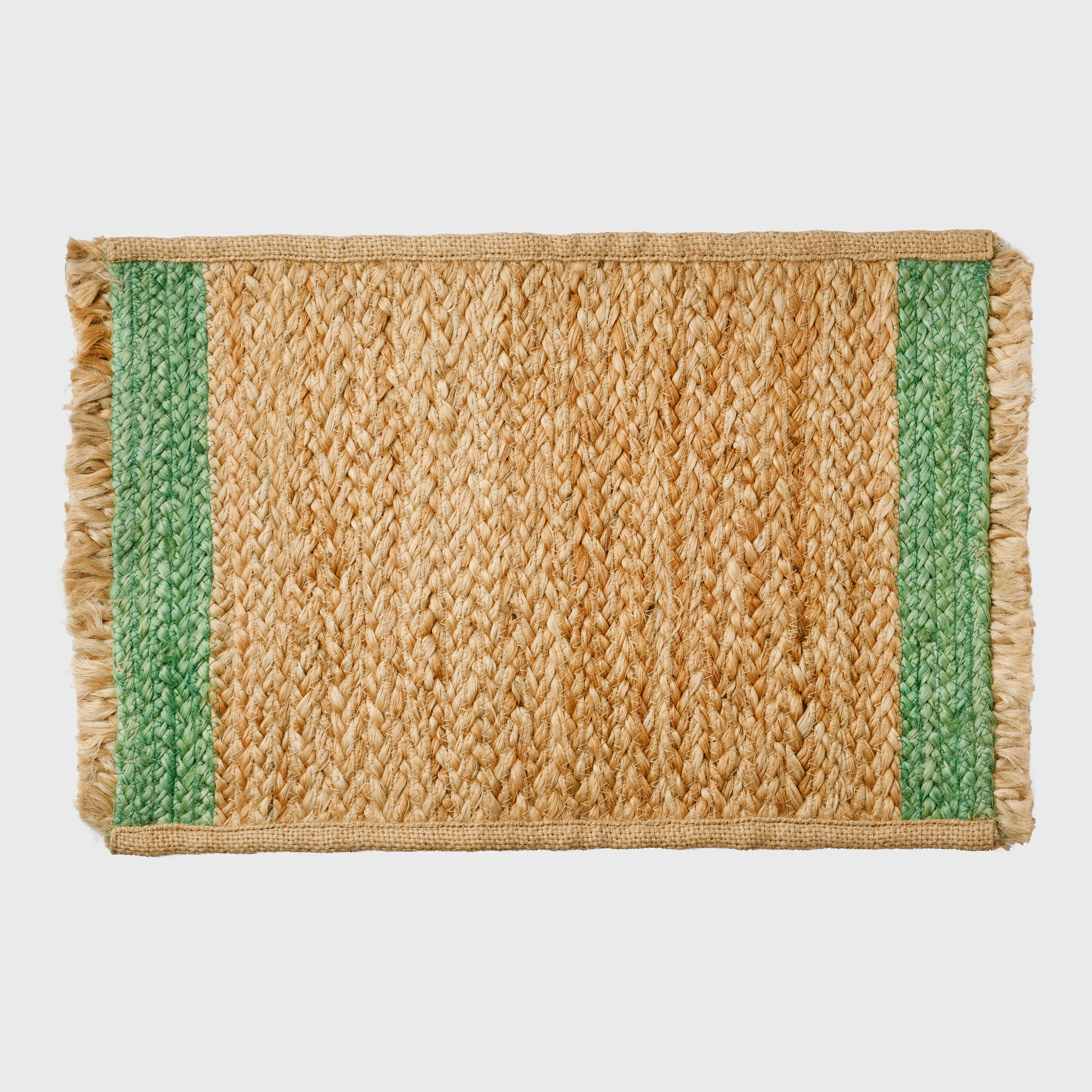Image of Jute Striped Handwoven Placemat