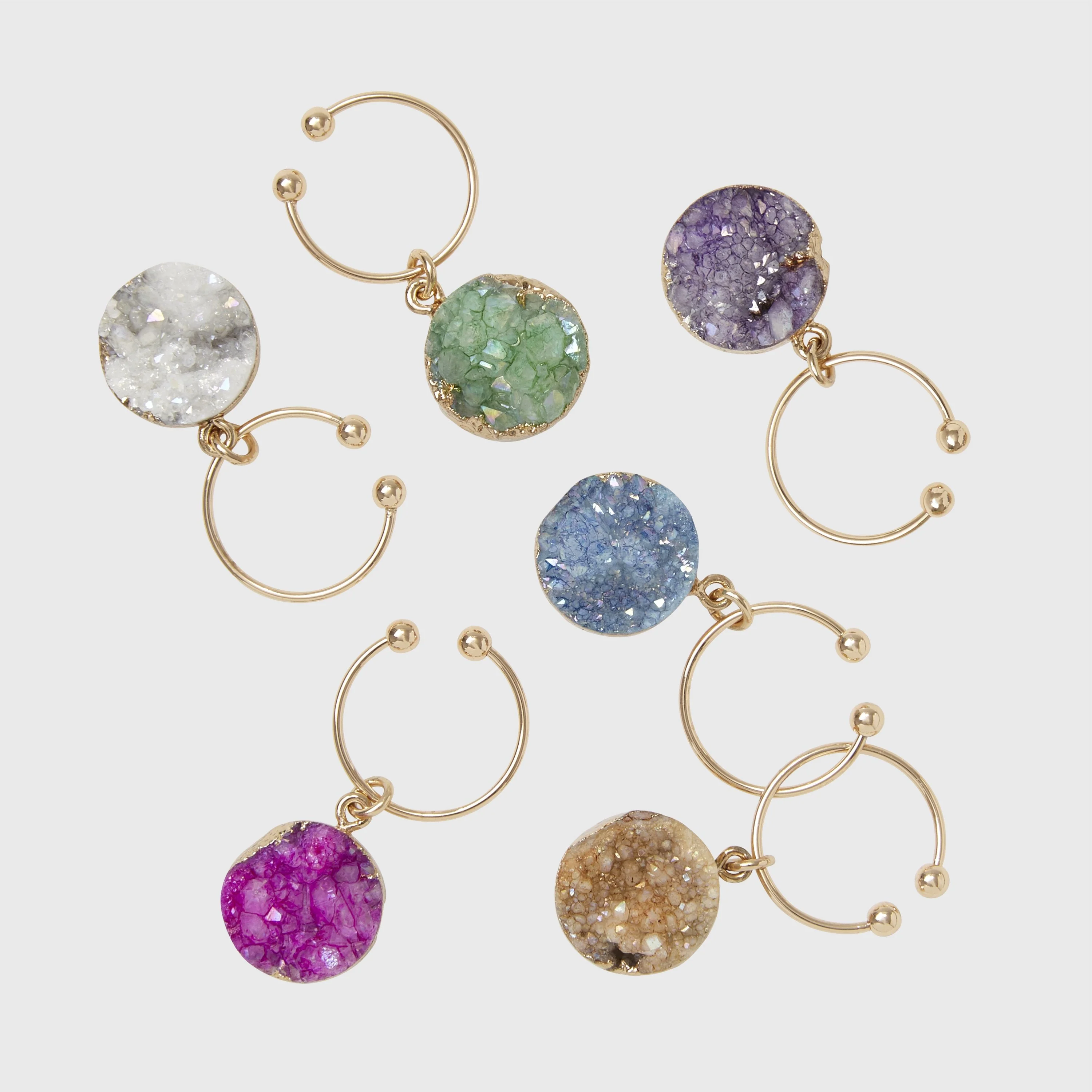 Image of Druzy Wine Charms