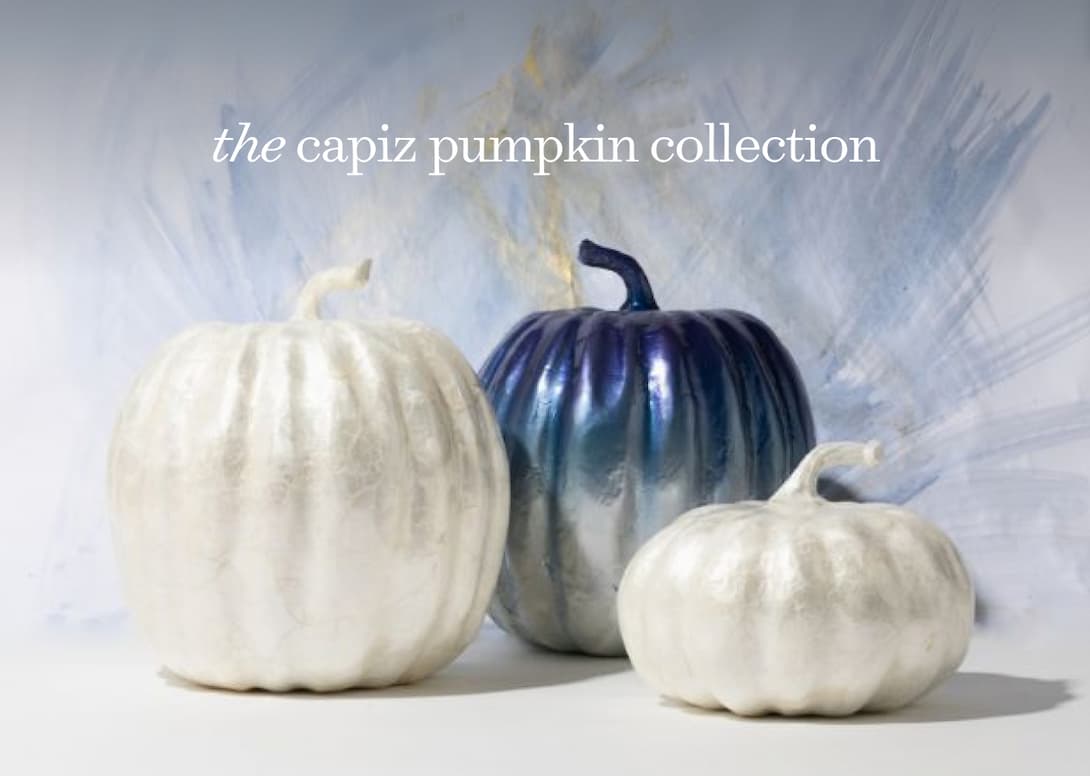 Capiz Pumpkins