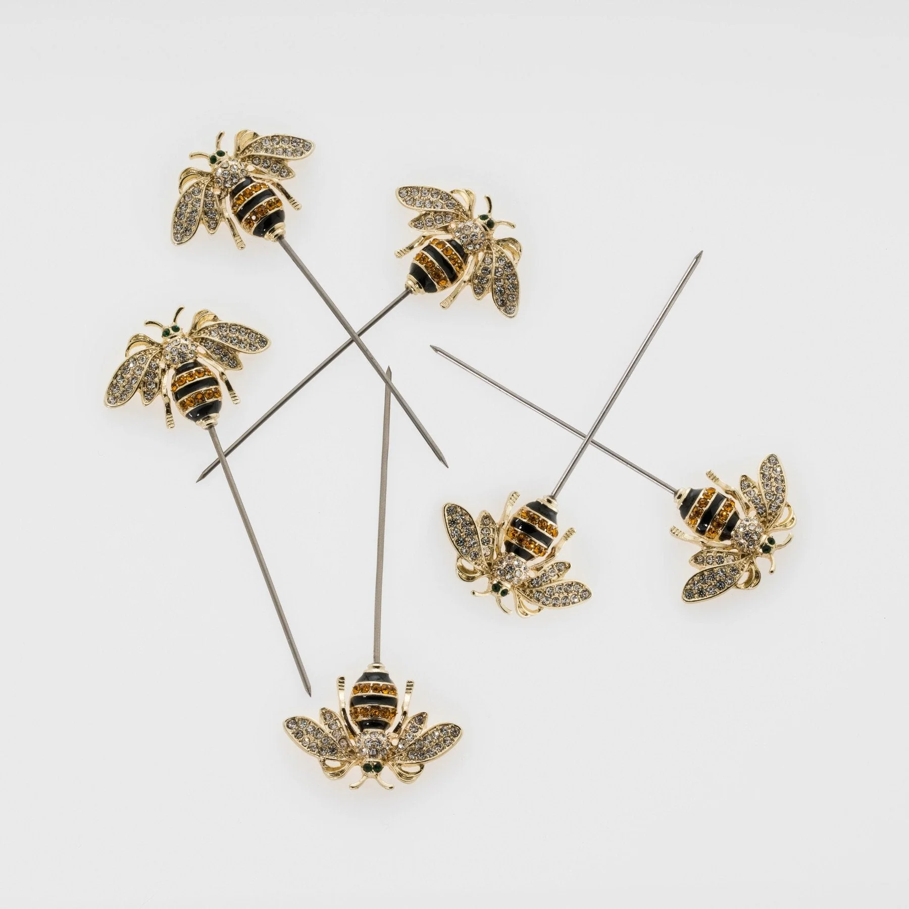 Image of Stripey Bee Cocktail Picks