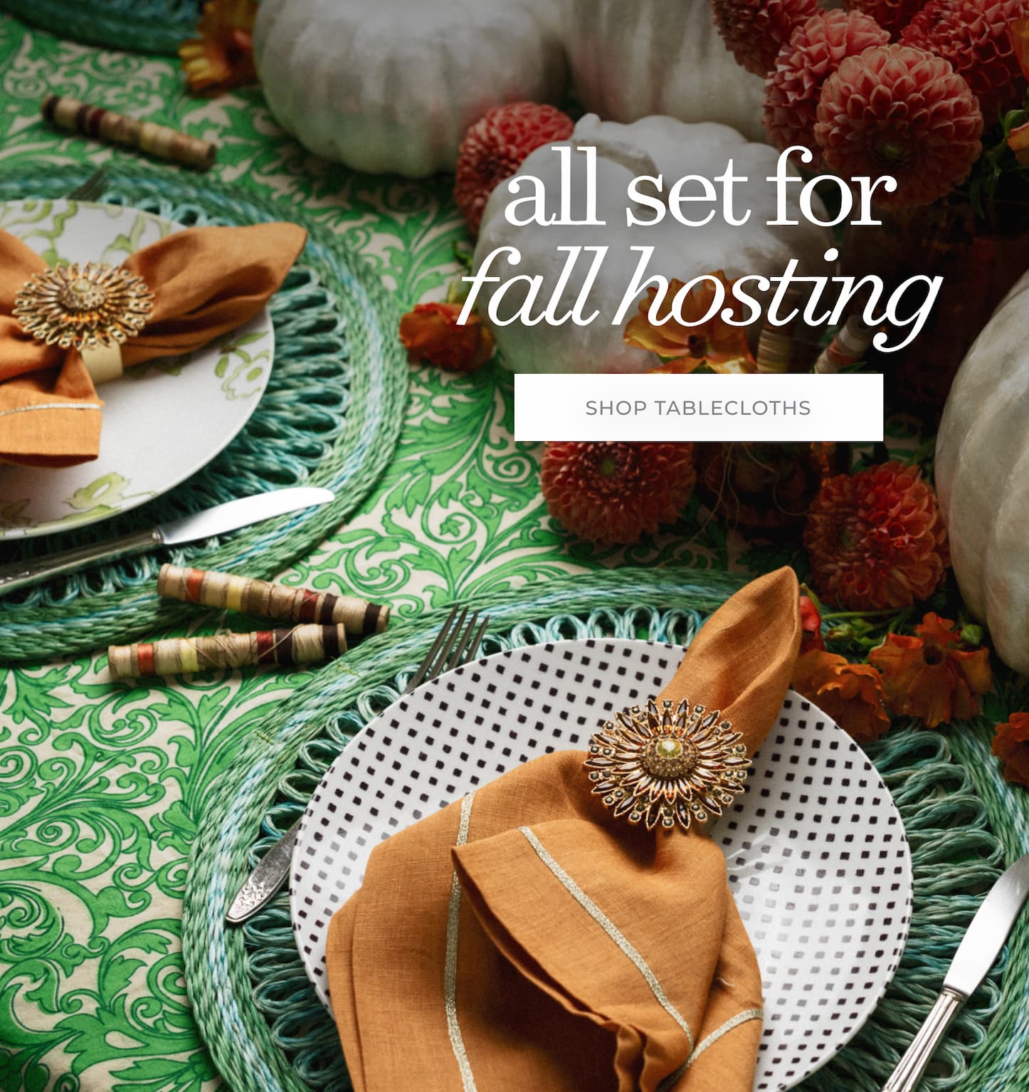 Tablecloths + Runners