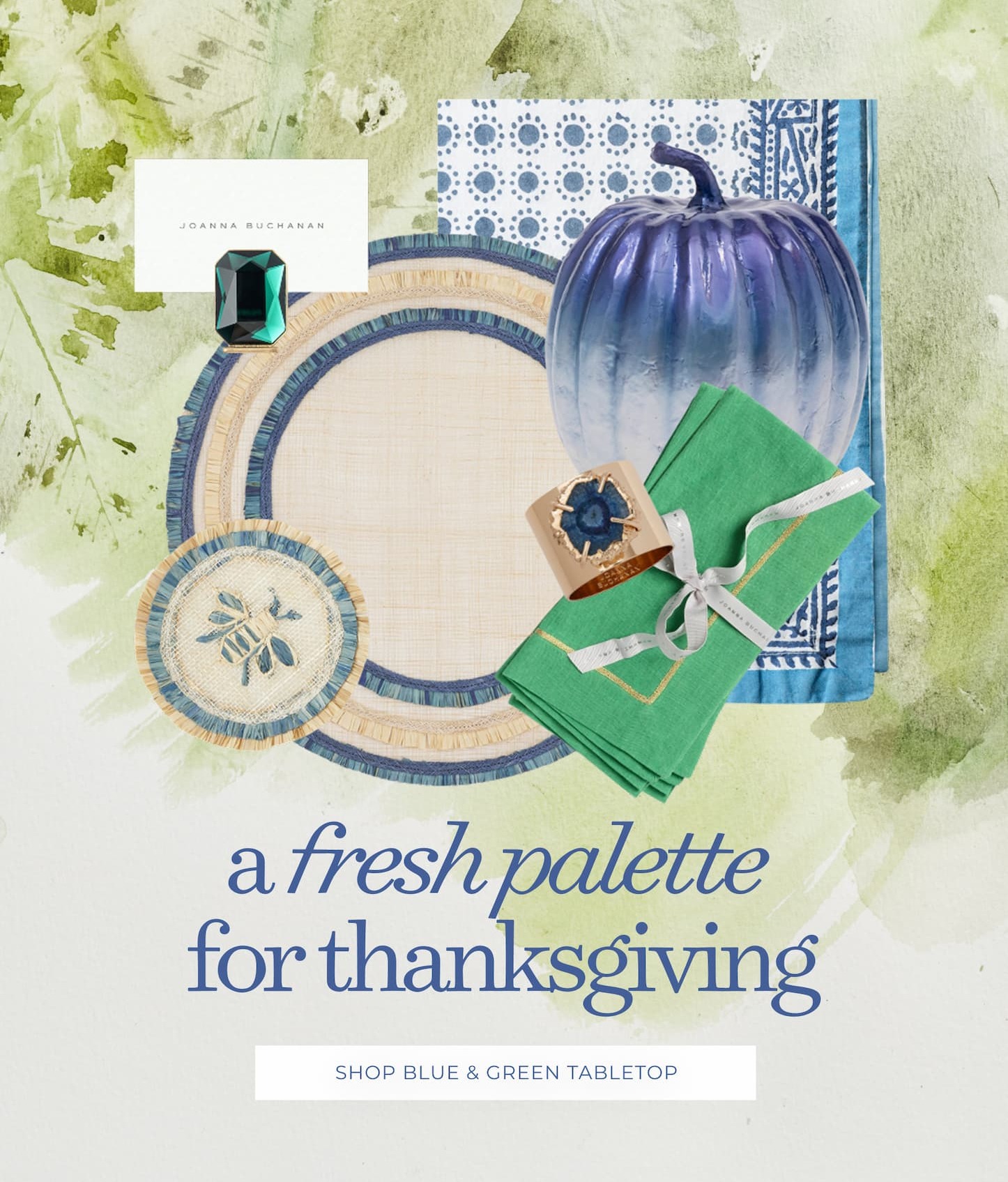 Blue & Green Tabletop