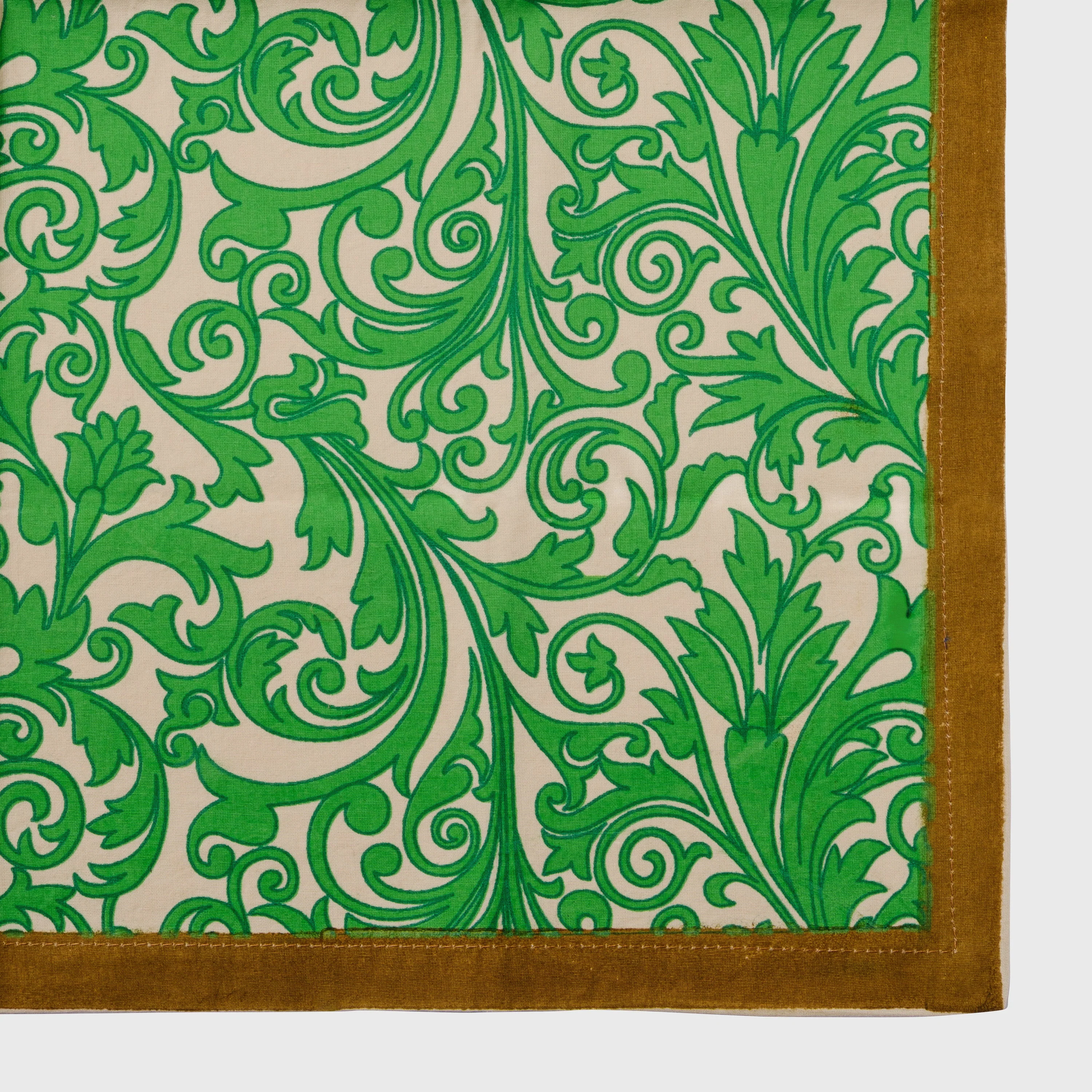 Image of Damask Print Tablecloth