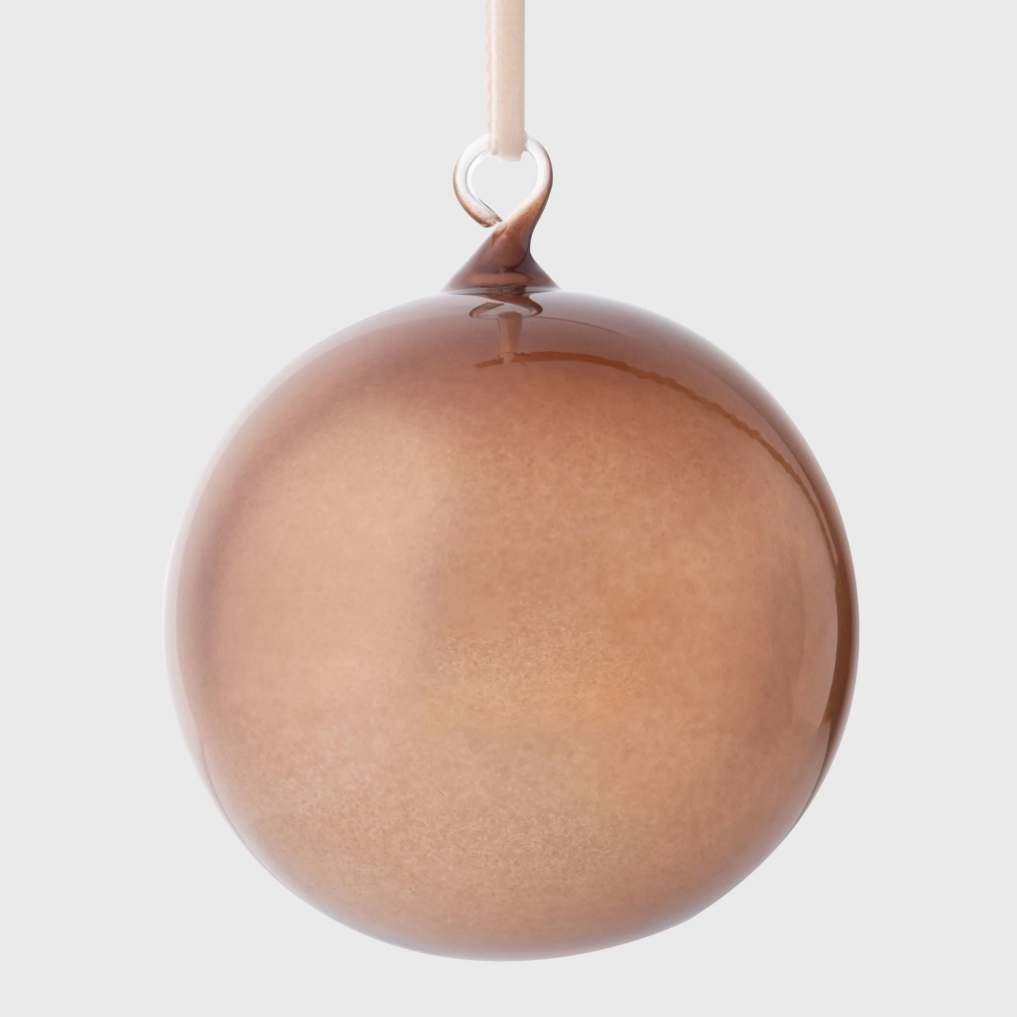 Image of Glass Bubble Balls, Chocolate
