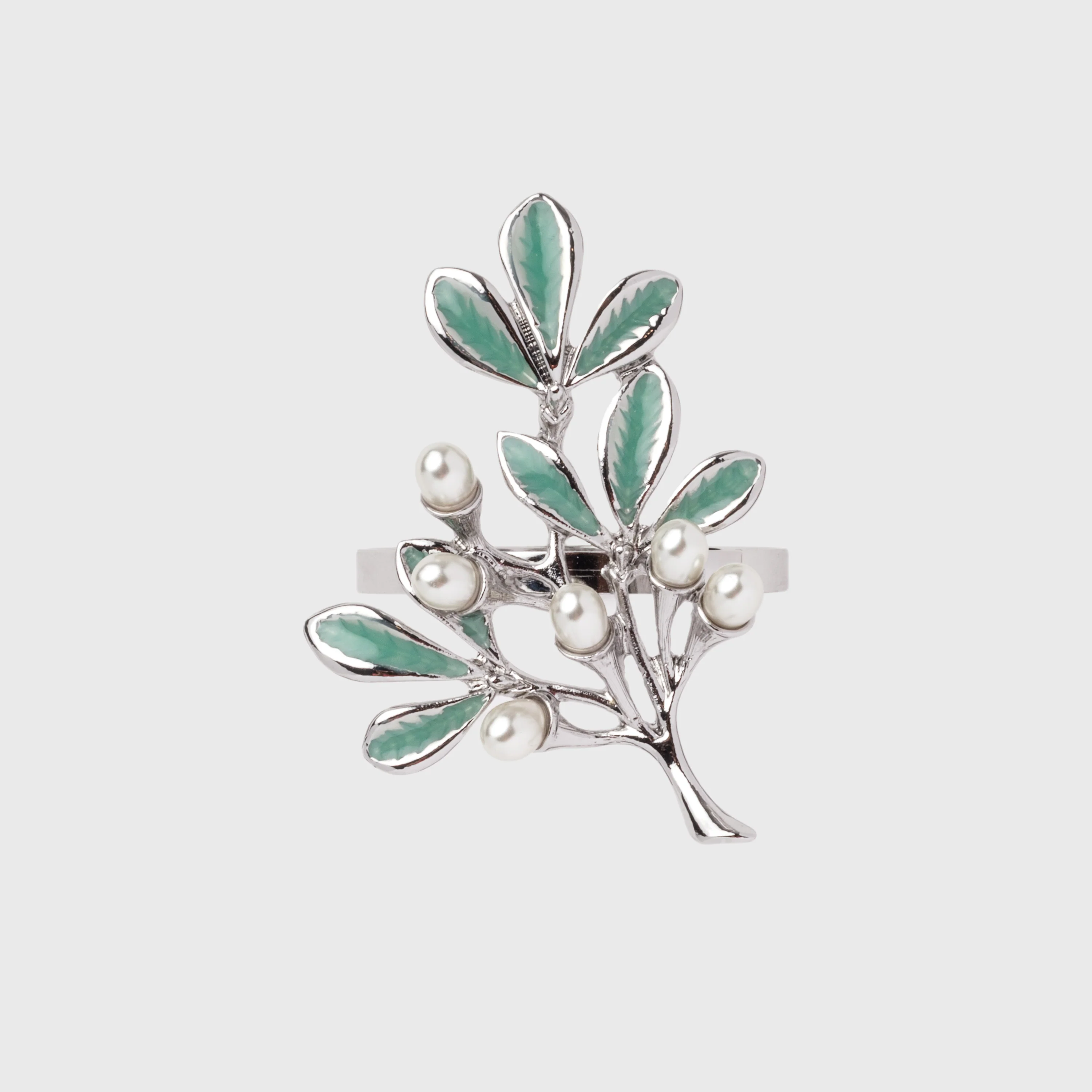 Image of Mistletoe Skinny Napkin Rings