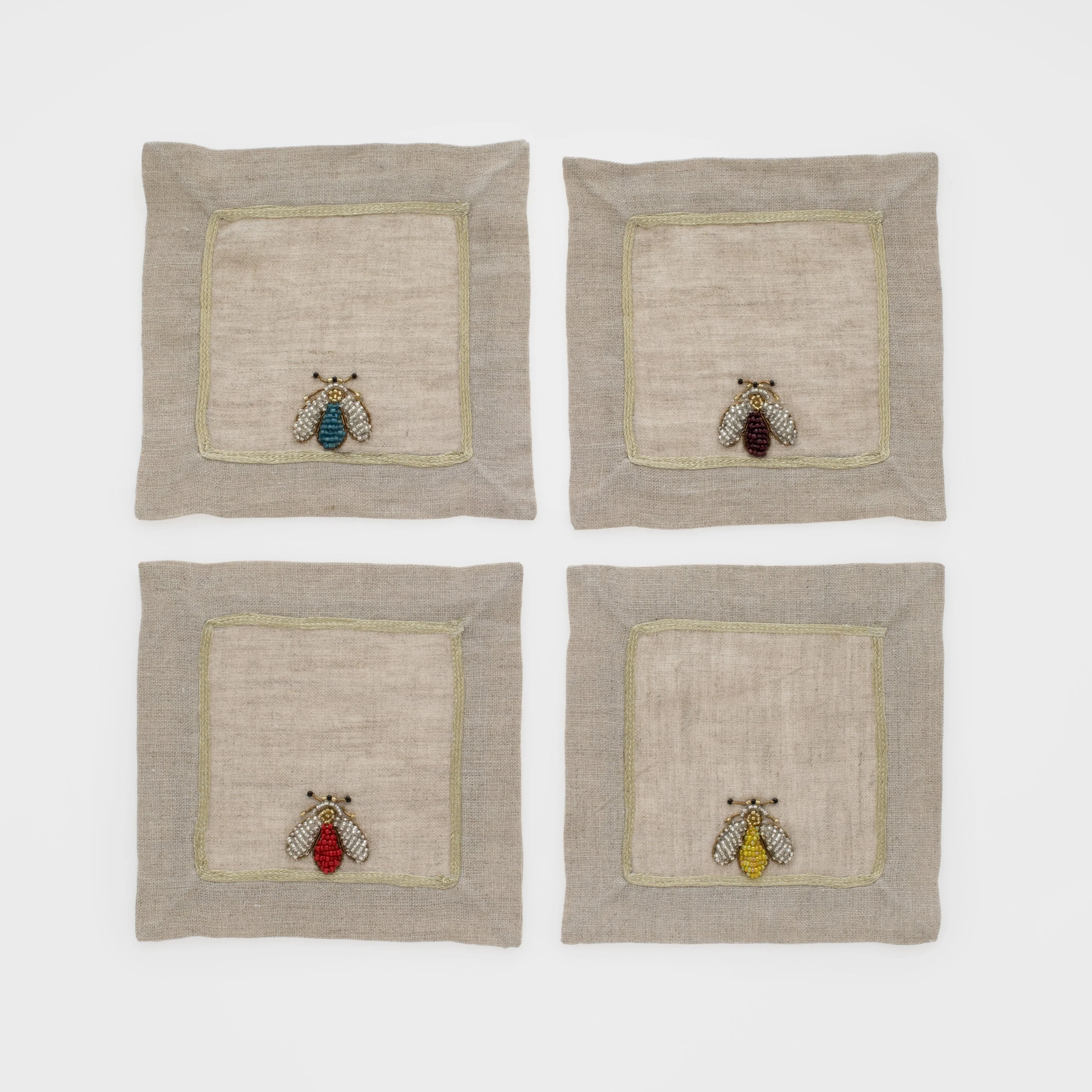 Image of Sparkle bee cocktail napkins