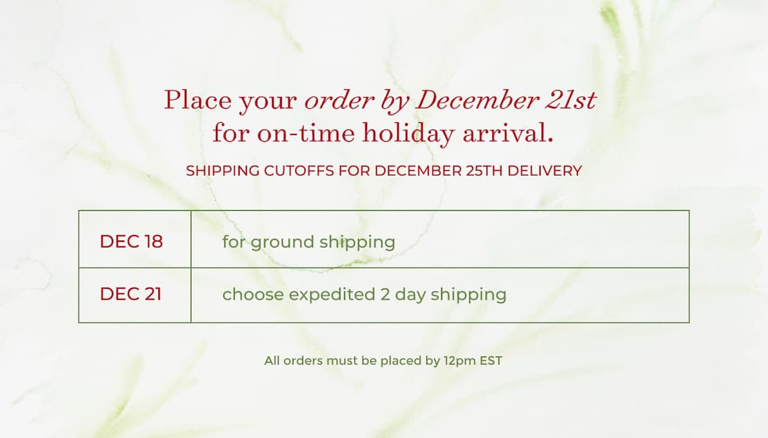 Shipping Cutoff