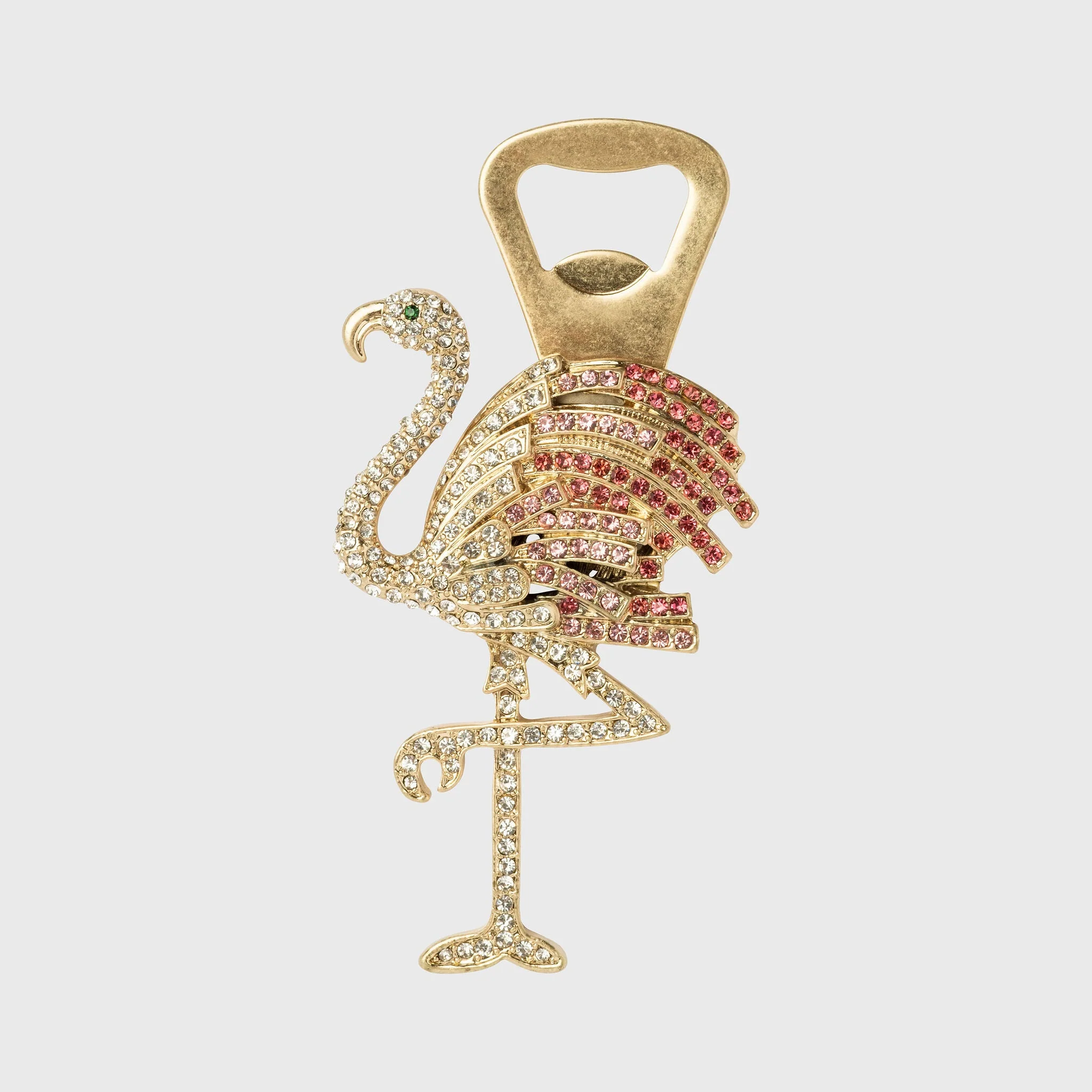 Image of Flamingo bottle opener, pink