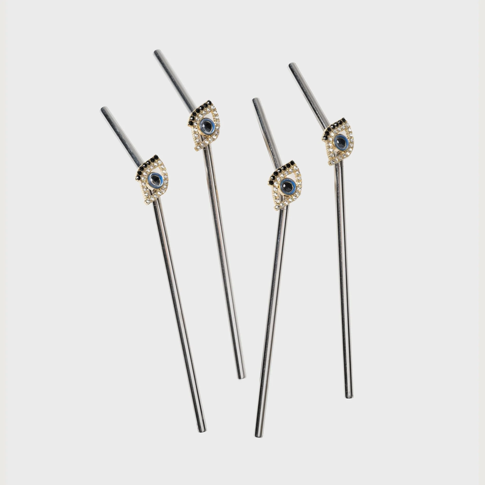 Image of Evil Eye Metal Straws
