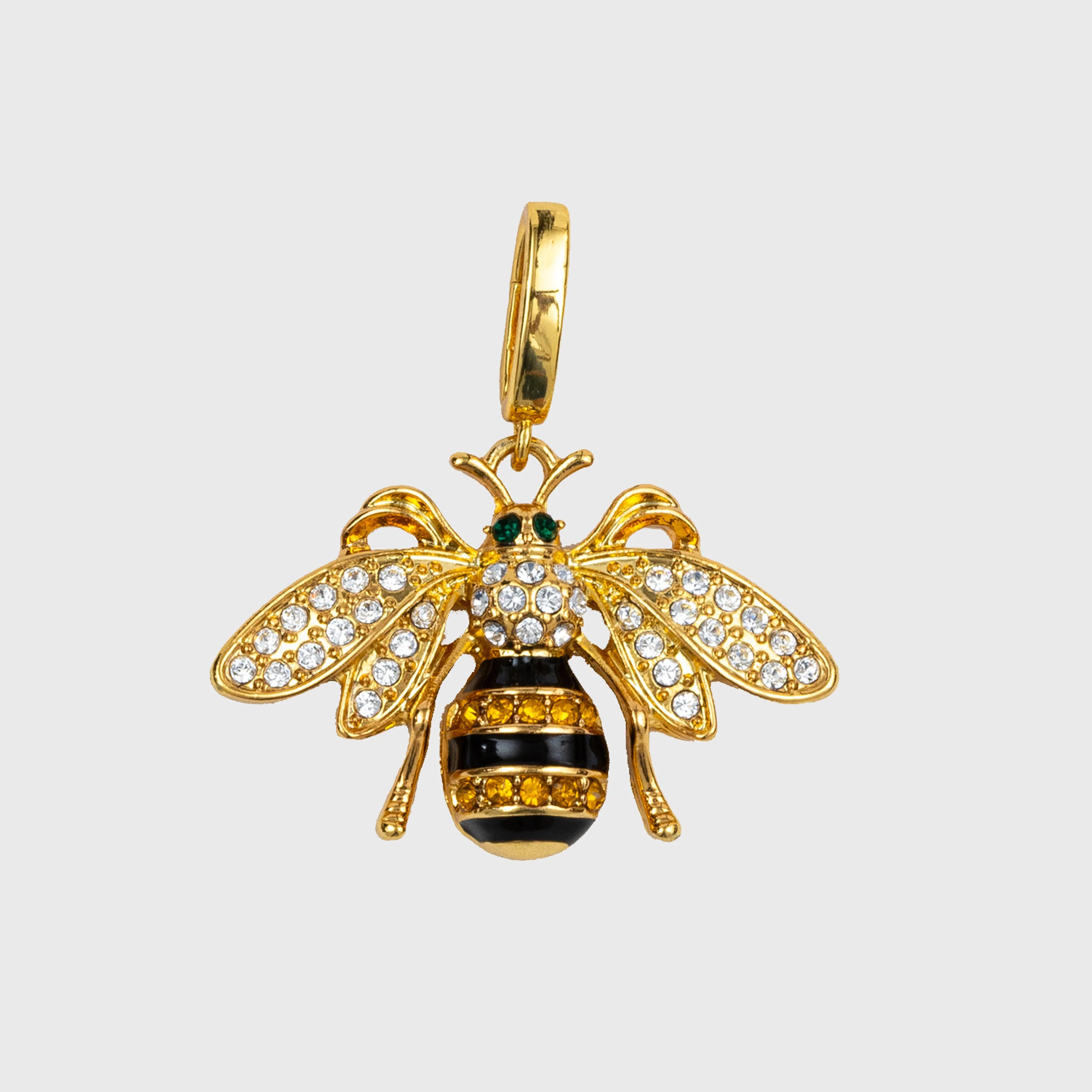 Image of Stripey bee charm