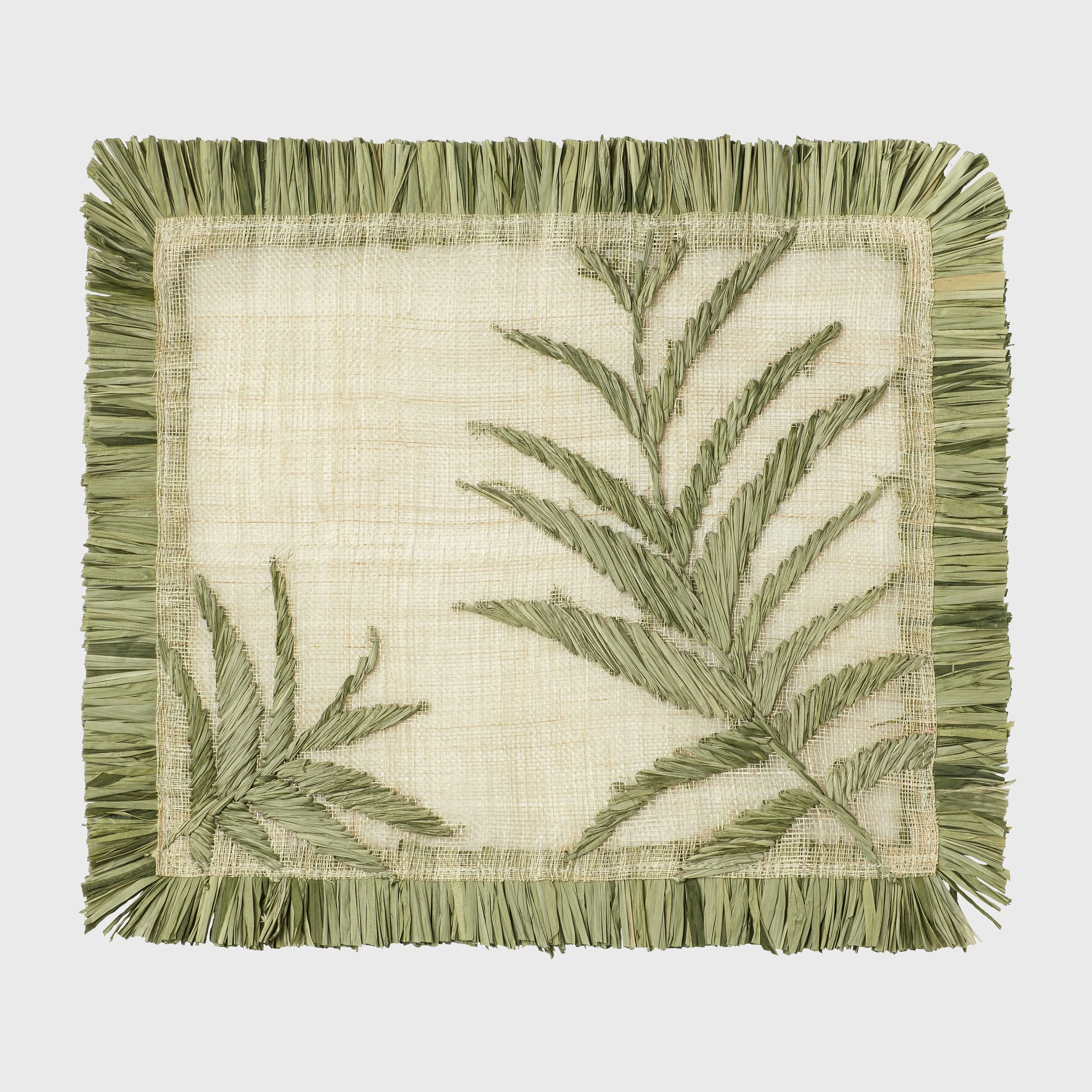 Image of Straw frond placemat, set of four