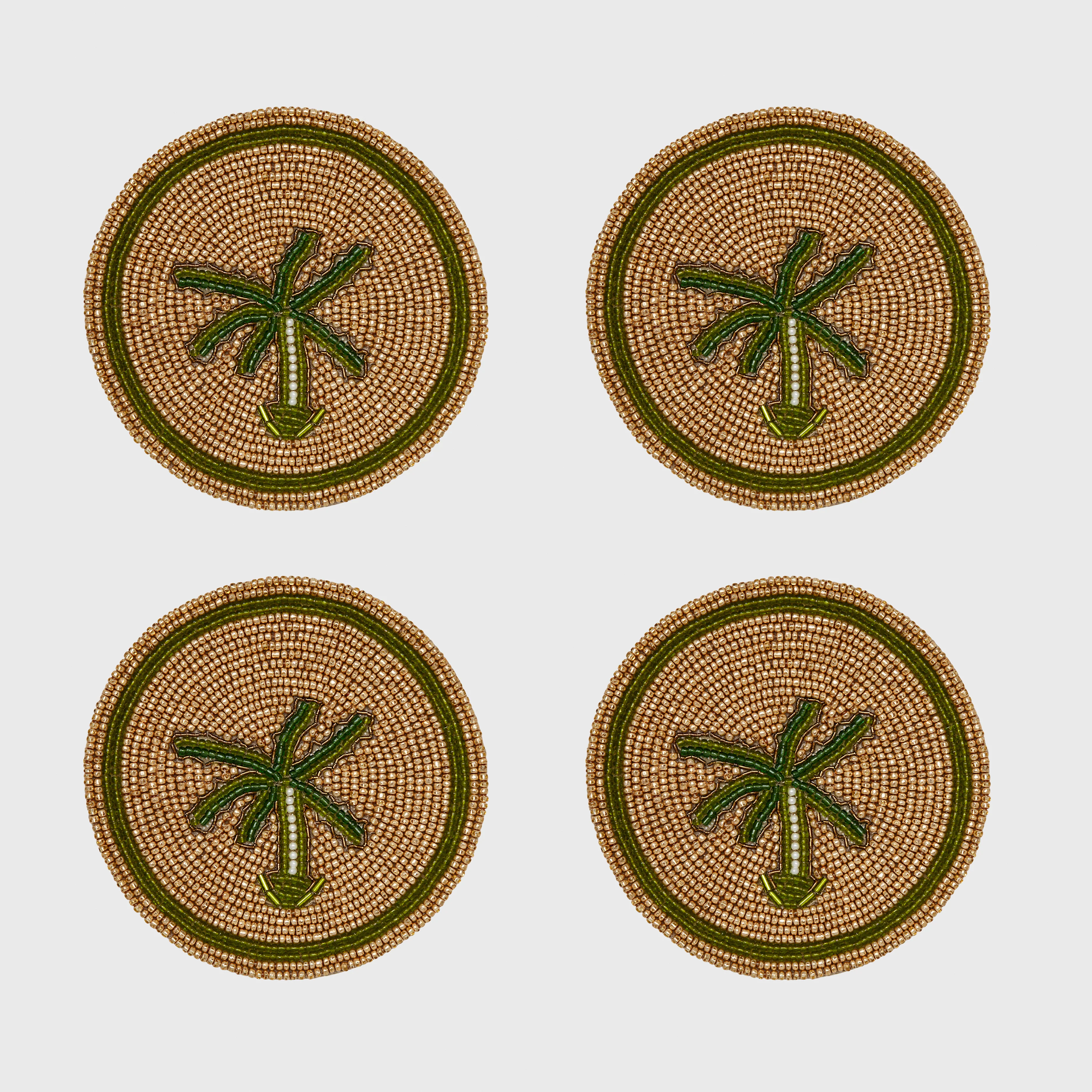 Image of Palm tree coasters