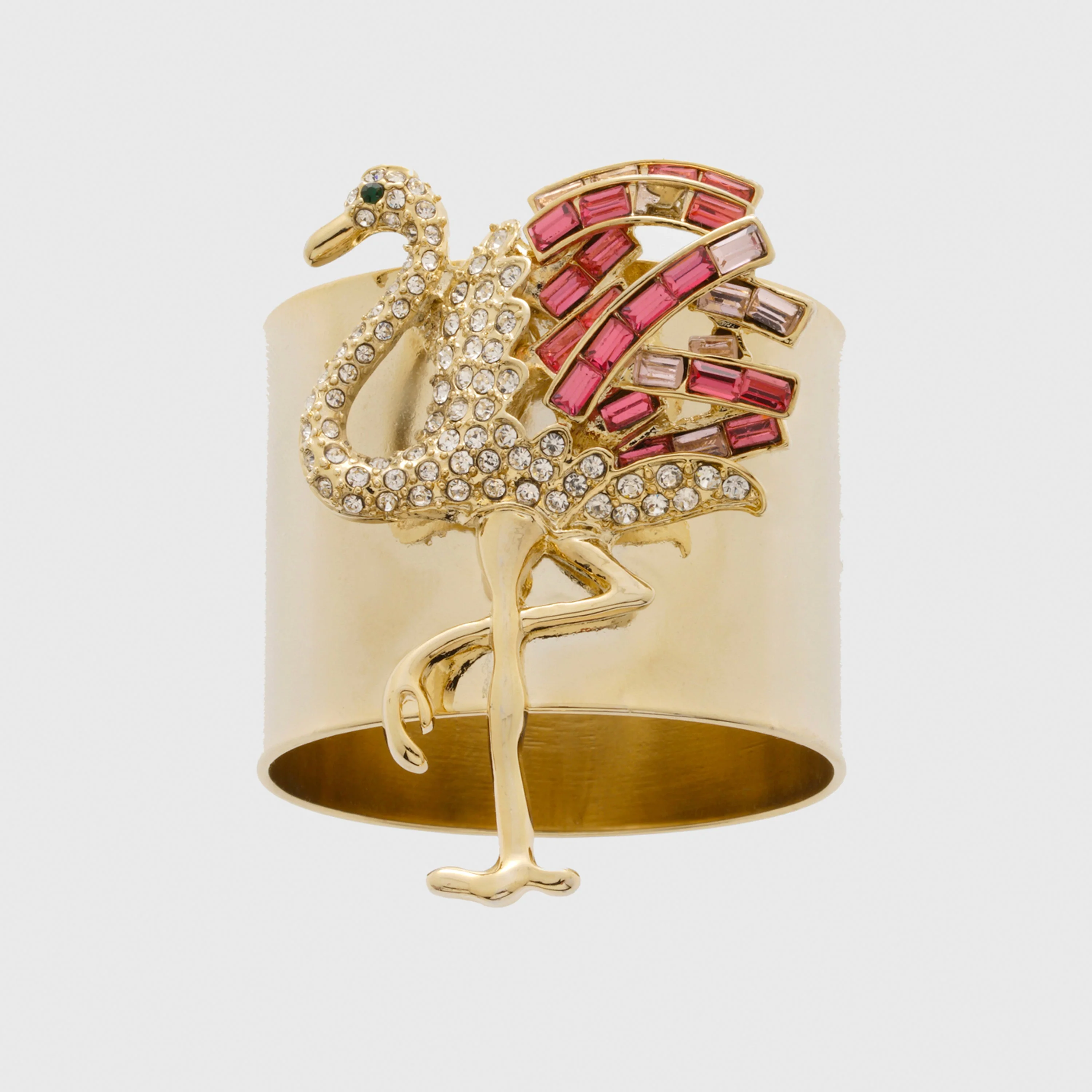 Image of Flamingo napkin rings, set of two