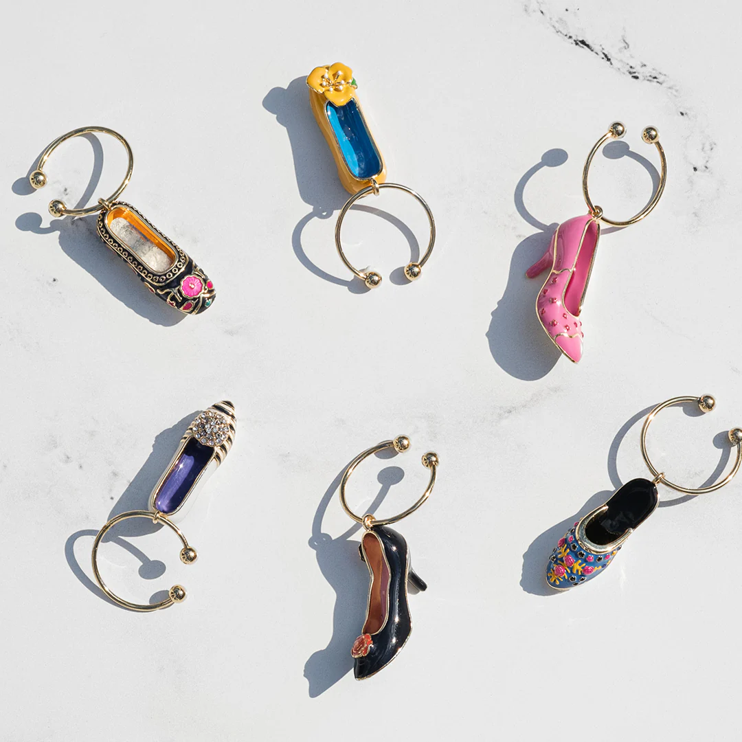 Image of The Met Shoe wine charms, LIMITED EDITION
