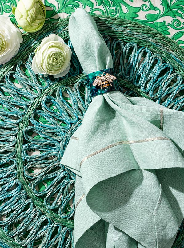 STIPEY BEE NAPKIN RINGS