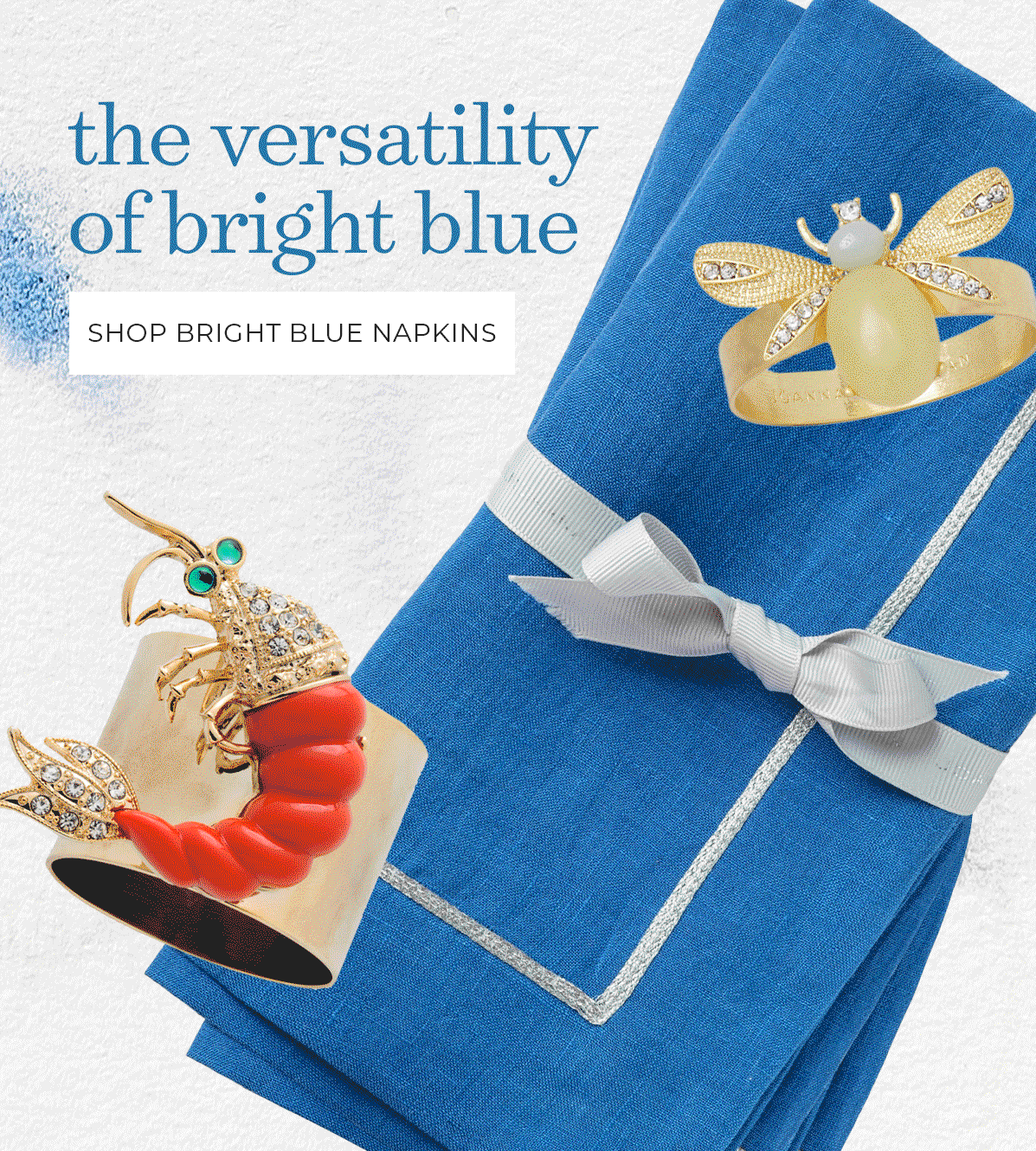 Bright Blue Napkin
