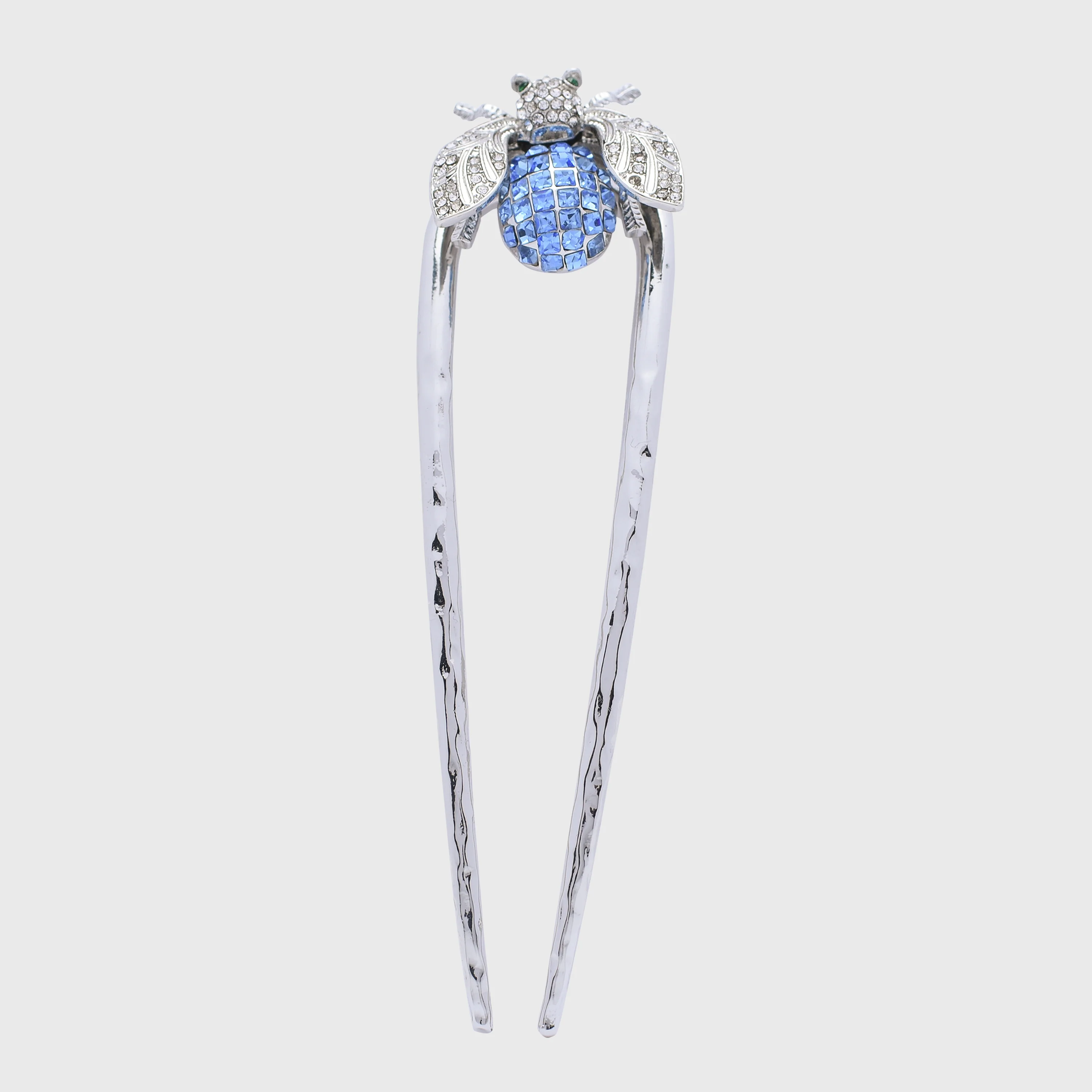 Image of Sparkle bee hairpin, large
