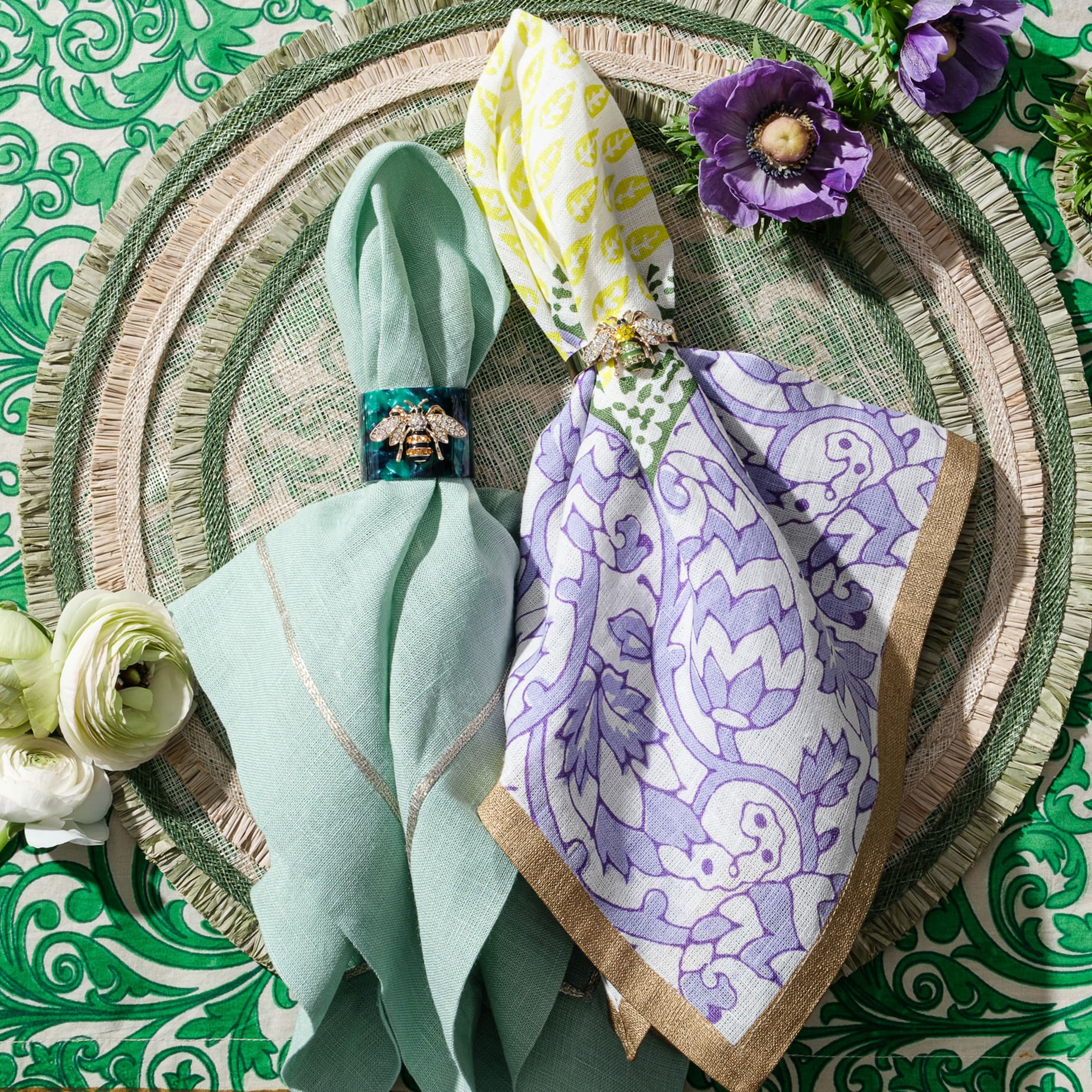 Bright Blue Napkin