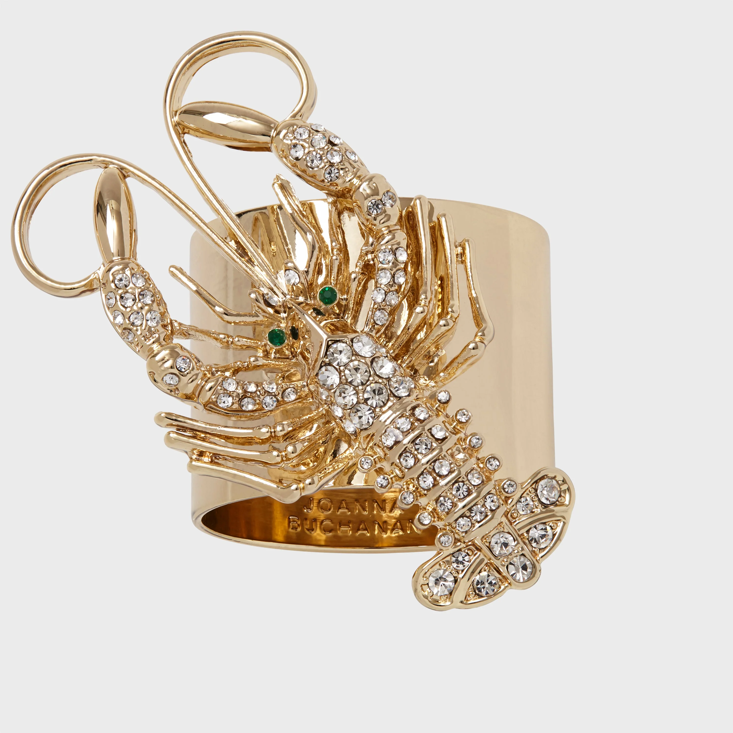Image of Sparkle lobster napkin rings, set of two