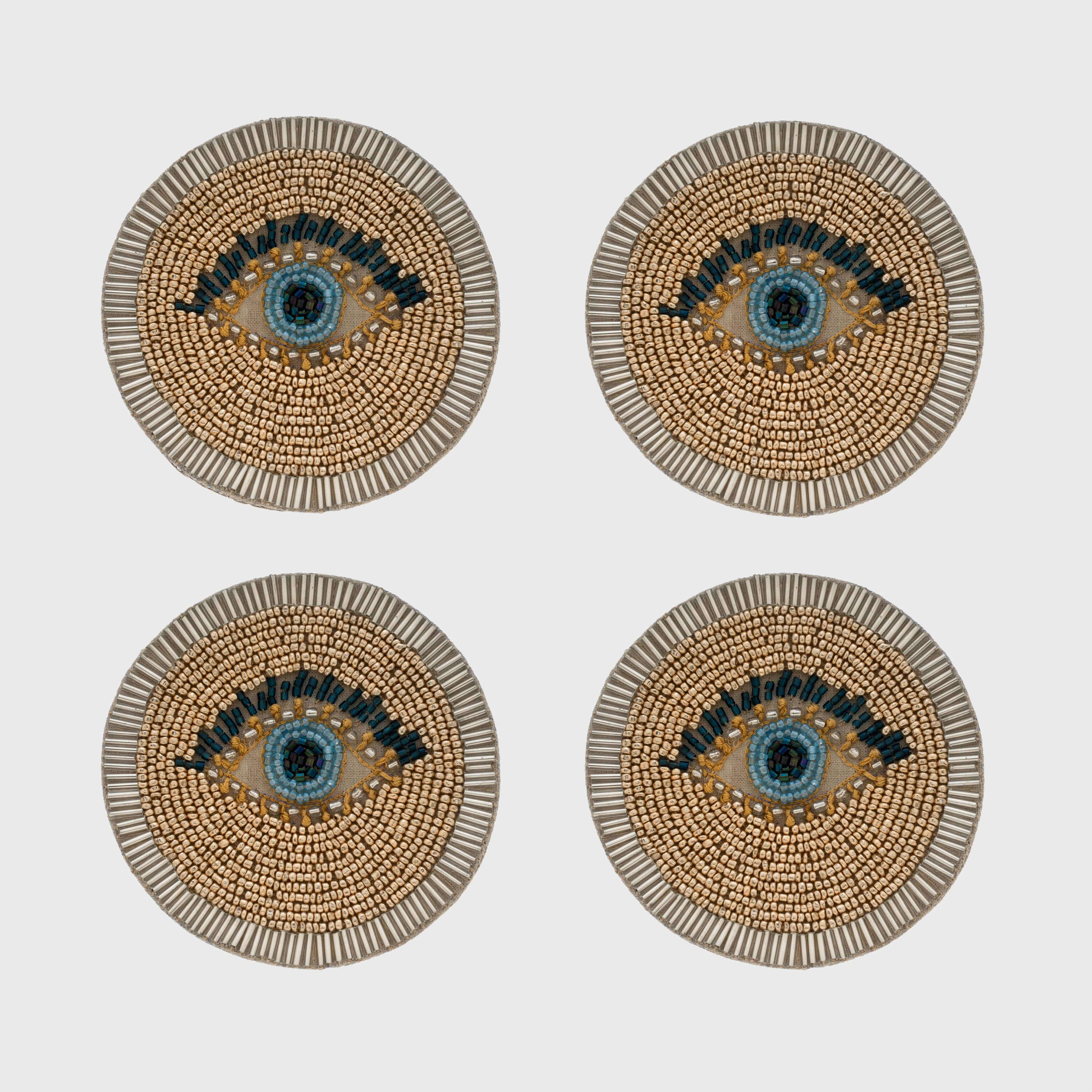 Image of Evil eye coasters