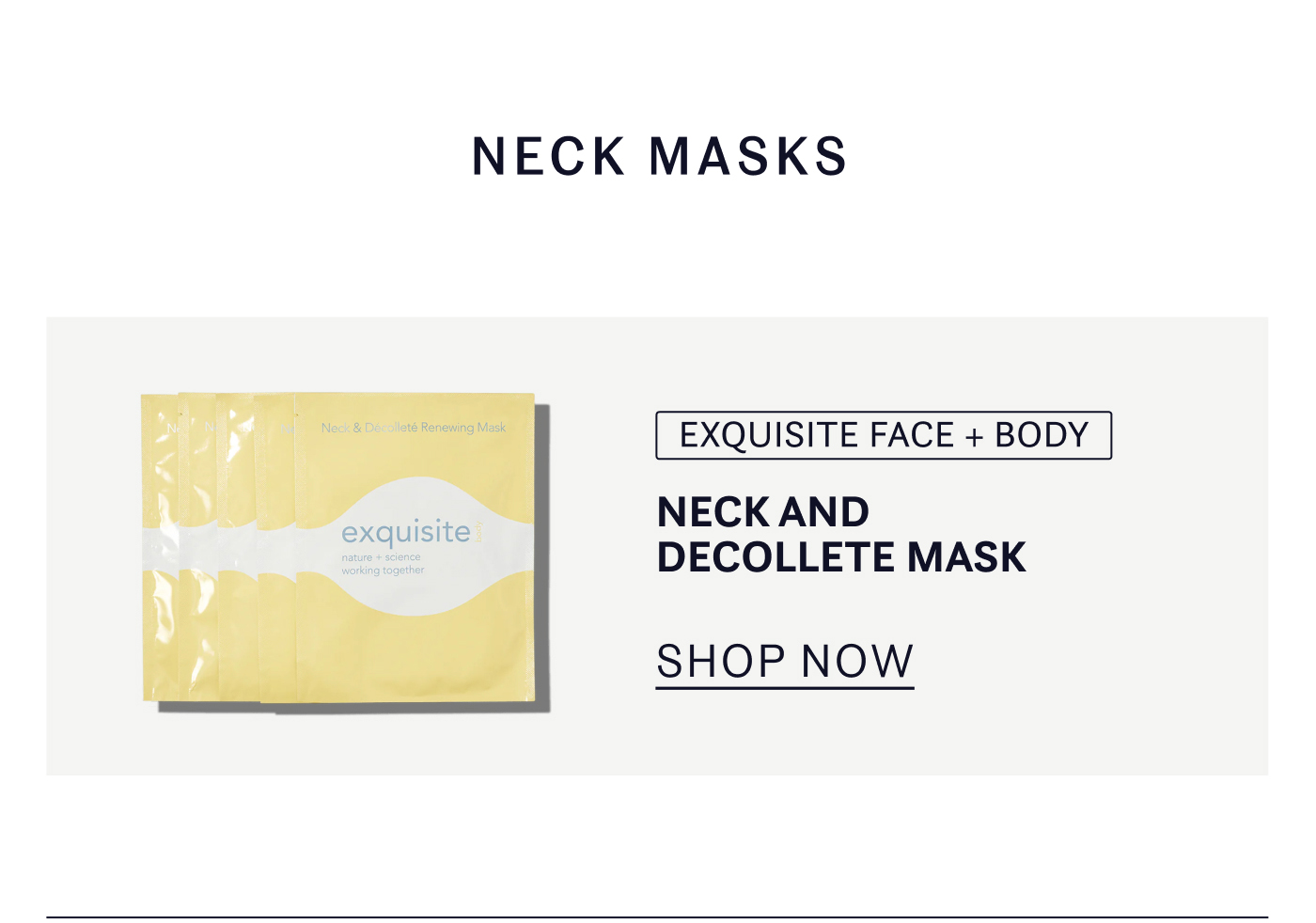 Neck Masks Exquisite Face + Body Neck and Decollete Mask Shop Now