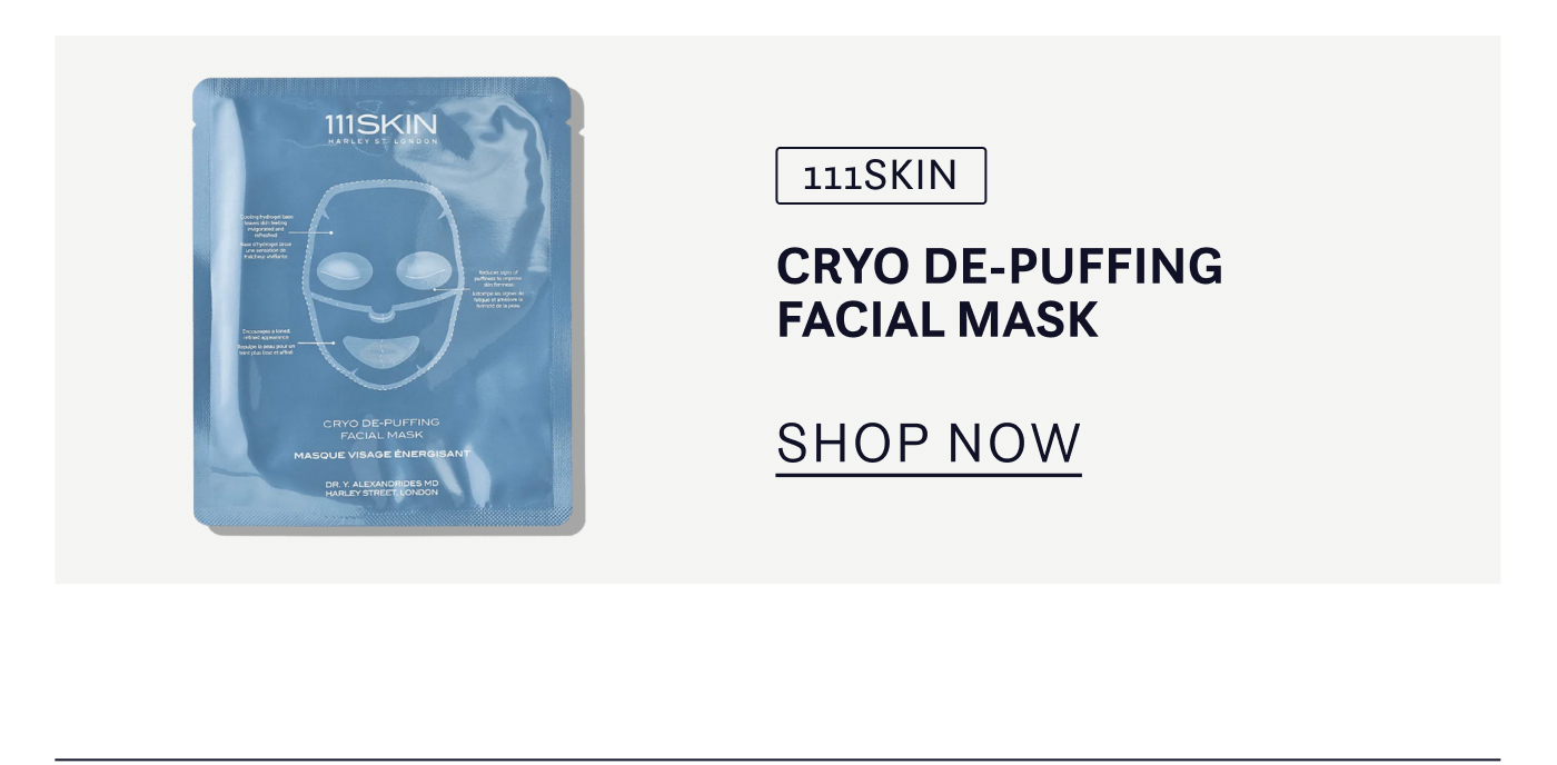 111Skin Cryo De-Puffing Facial Mask Shop Now