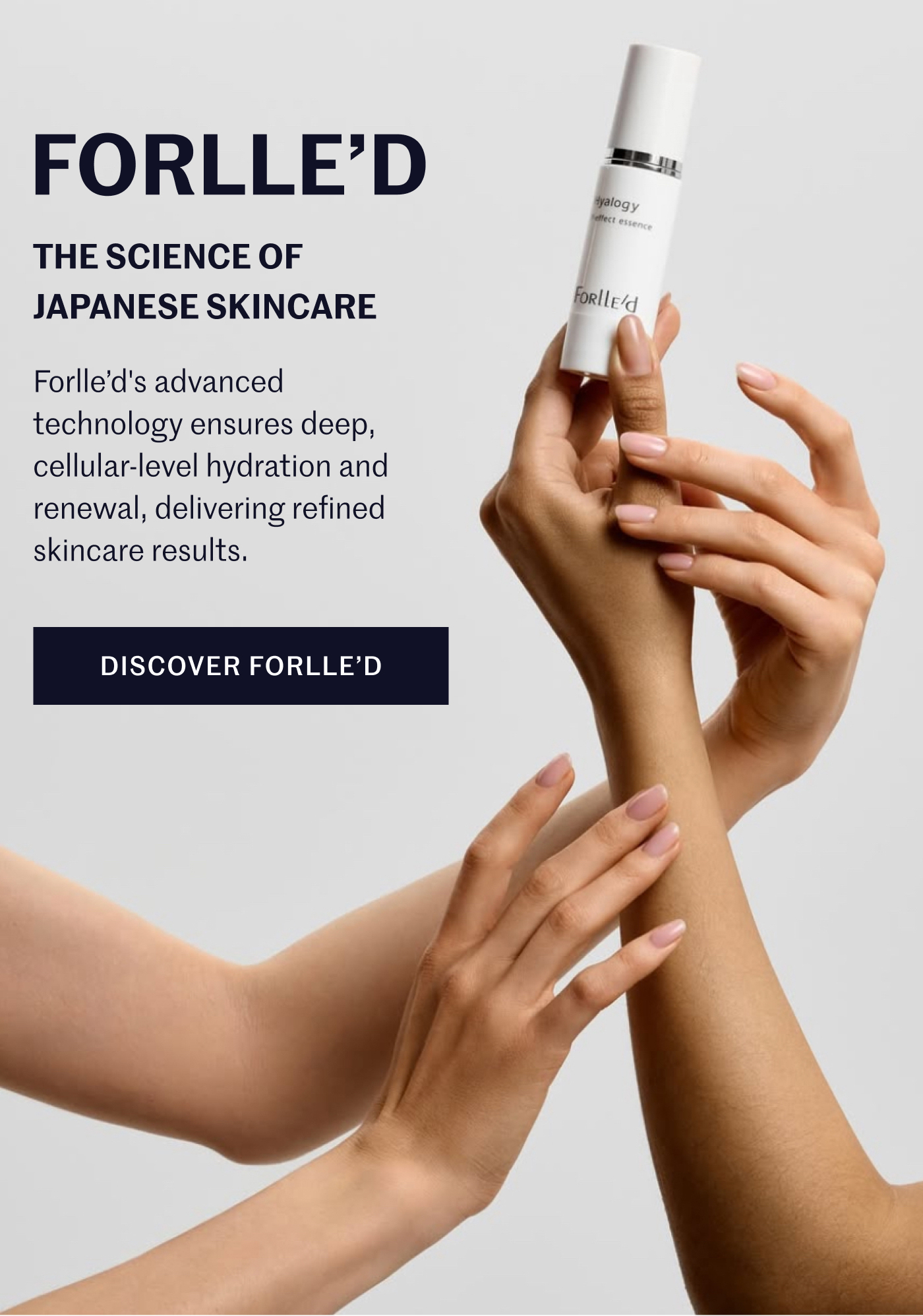 Forlle'd: The Science of Japanese Skincare Forlle’d's advanced technology ensures deep, cellular-level hydration and renewal, delivering refined skincare results. Discover Forlle’d