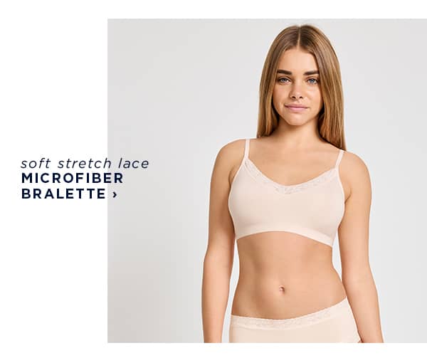 shop soft stretch lace microfiber bralette
