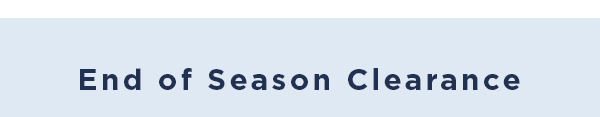 end of season clearance