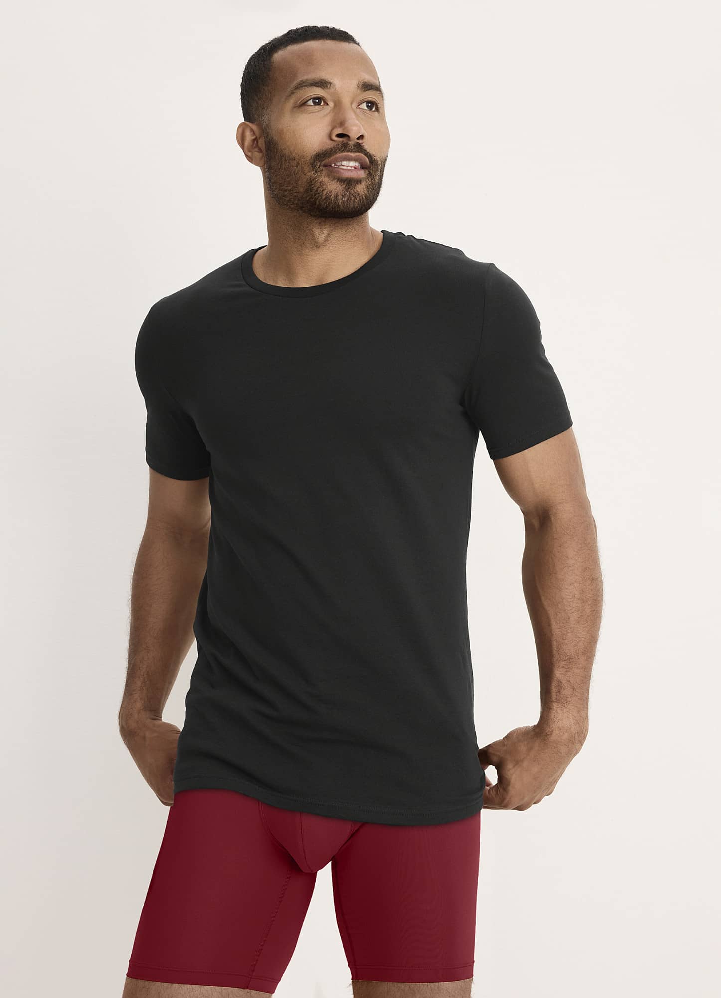 Cotton Stretch Crew Neck Undershirt - 6 Pack