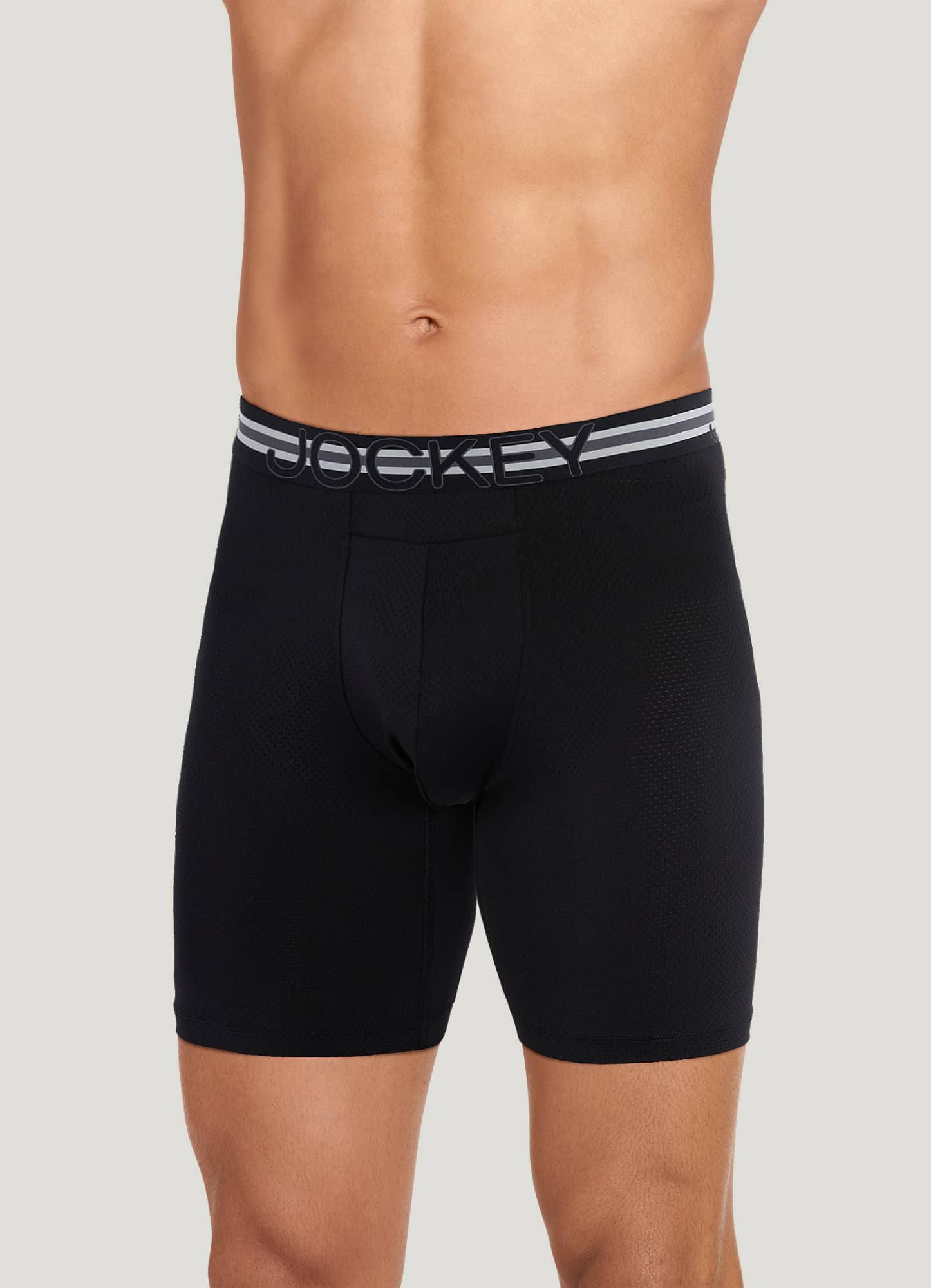 Jockey Sport® Stability Pouch Microfiber 9" Long Leg Boxer Brief