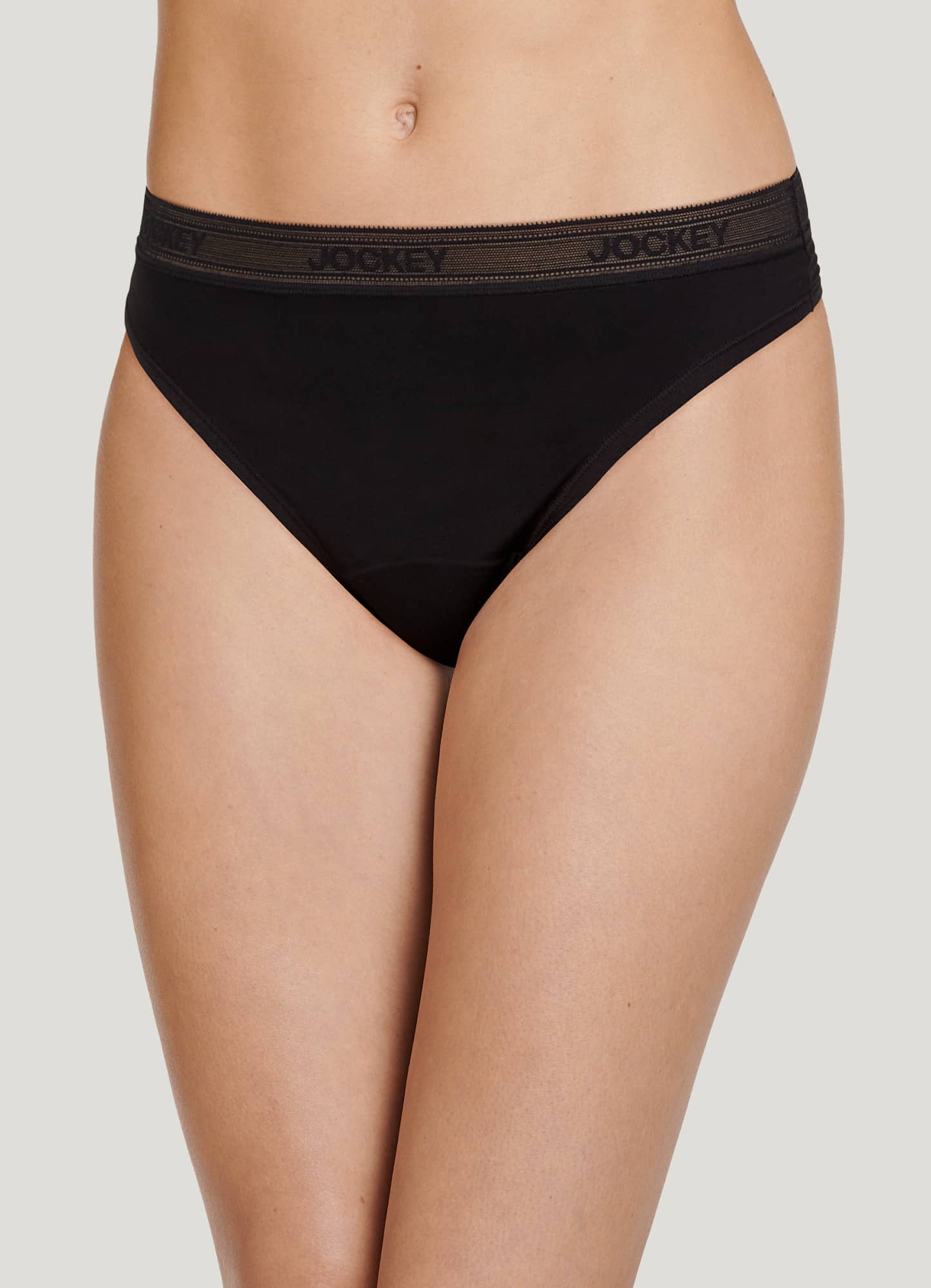 Worry Free Microfiber Light Absorbency Thong