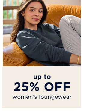 up to 30% off women's loungewear