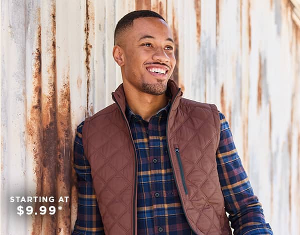 starting at $9.99 men's styles