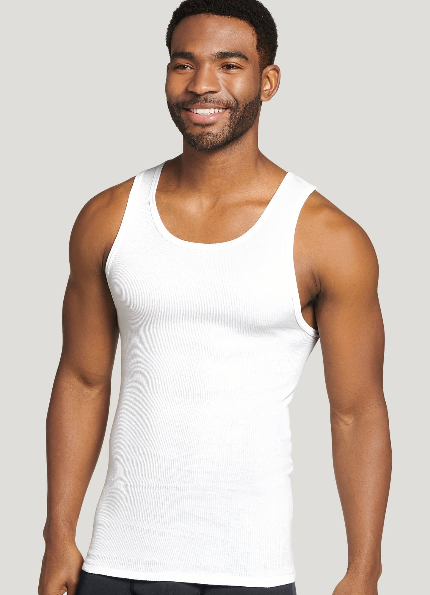 100% Cotton Tall Man A-Shirt Tank - 3 Pack